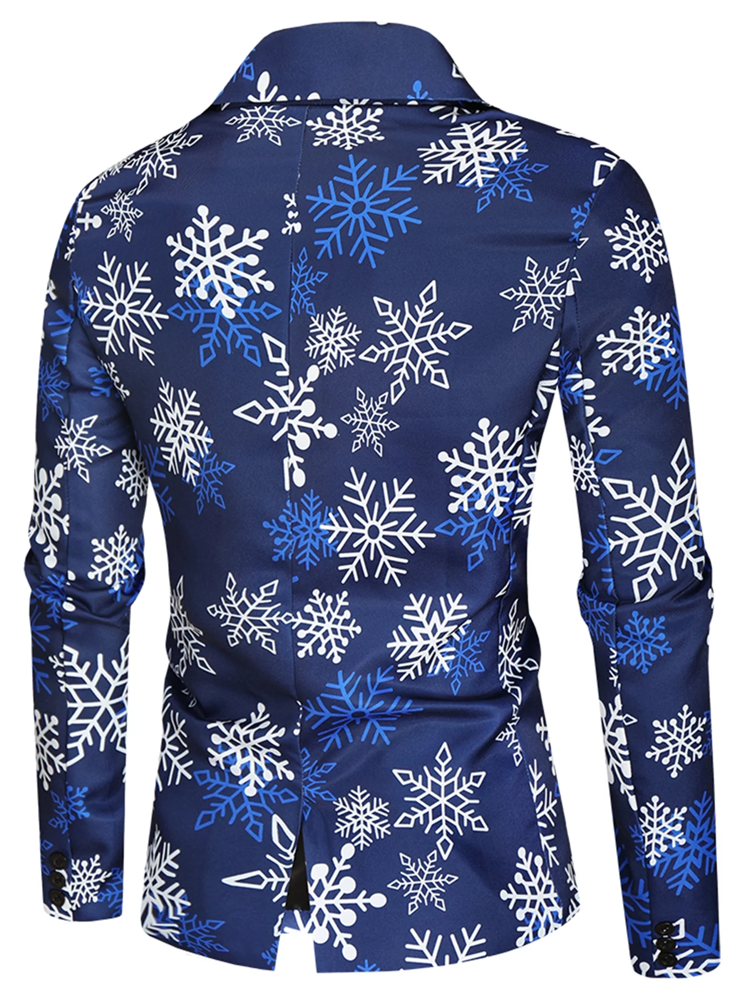 Men's 3 Piece Slim Fit Suit Double Breasted Tuxedo Suits Blazer Pants Vest Suit Set