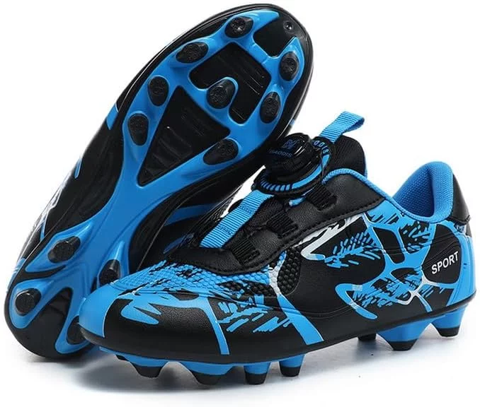 Boys Girls Soccer Shoes Kids Soccer Cleats Lightweight Football Cleats Football Shoes for Kids Indoor/Outdoor/Competition/Unisex