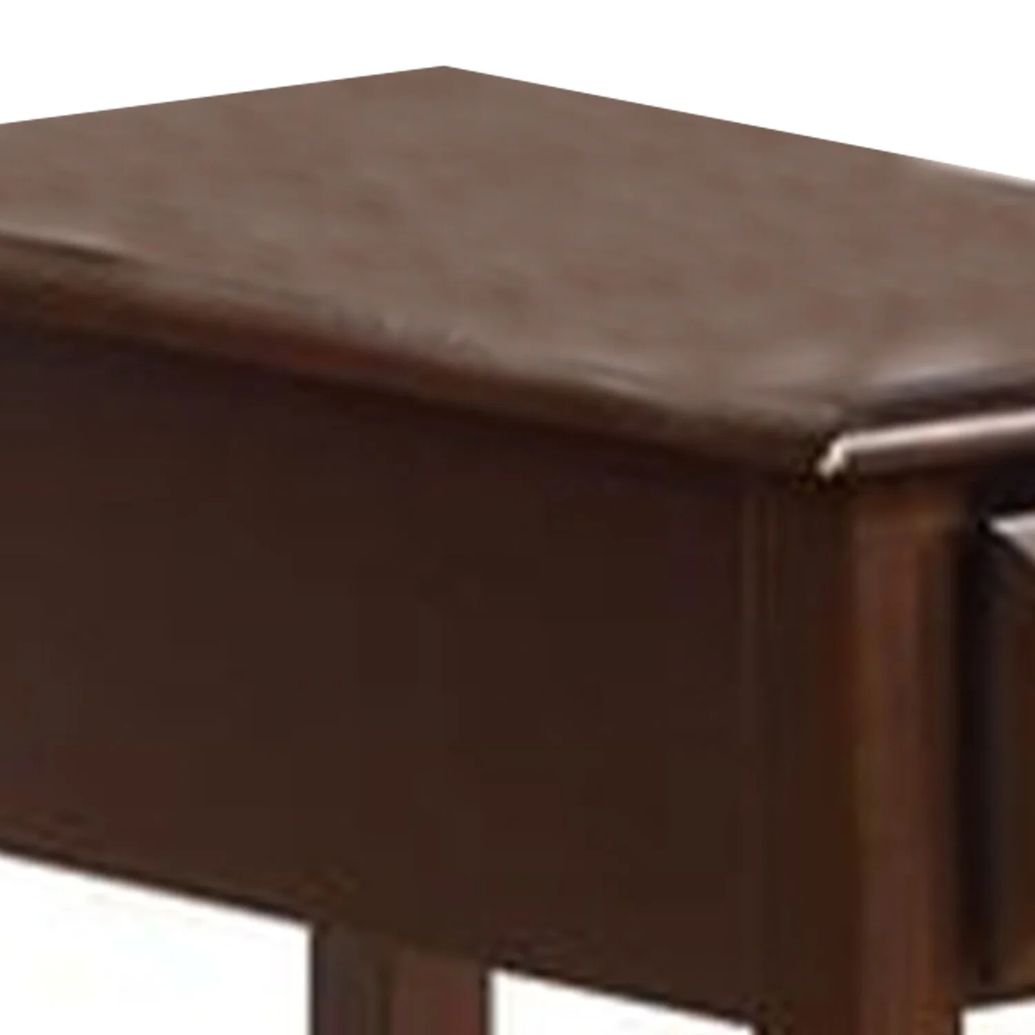 Astounding Side Table, Dark Cherry Brown