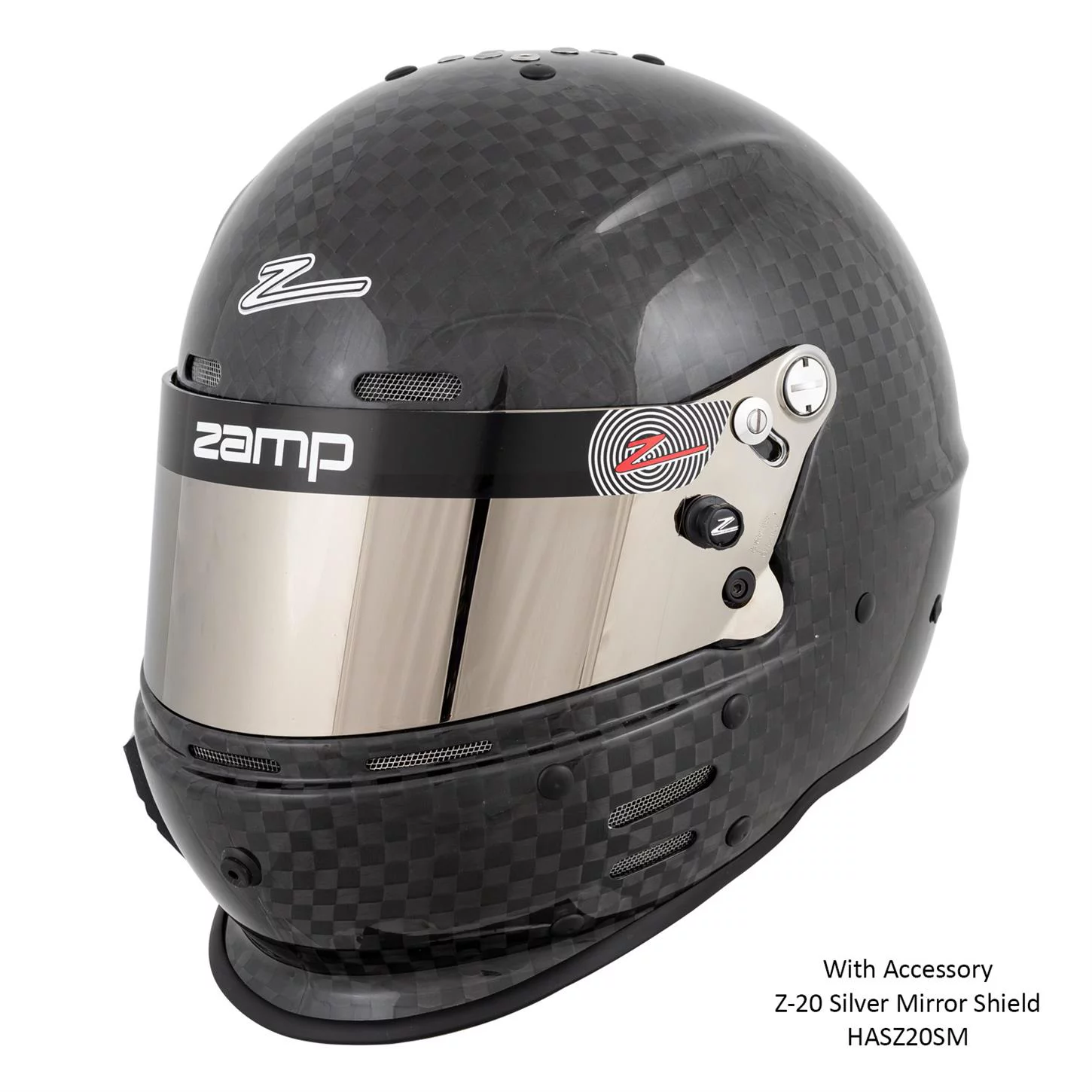 Zamp RZ-64C SA2020 Helmet, Carbon, Large 60CM