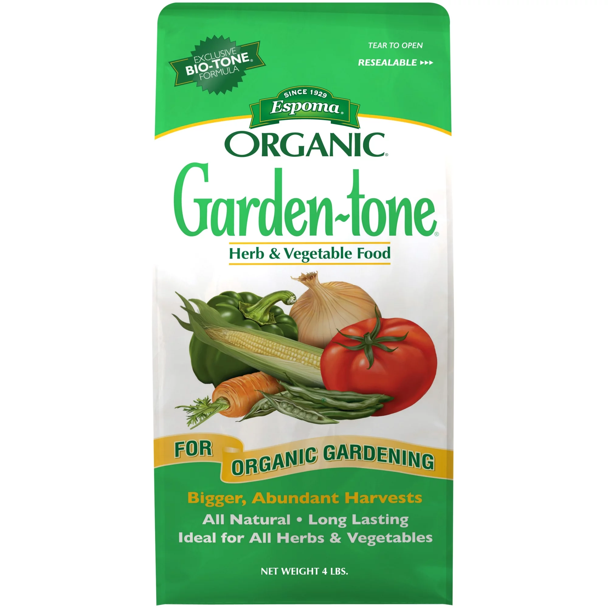 Espoma Organic Garden-Tone Herb and Vegetable Garden Food, 4lb.