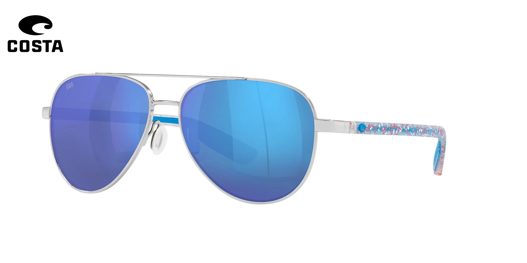 Sunglasses Costa Del Mar 06 S 4002 400202 Peli 287 Brushed Gold Green Mi