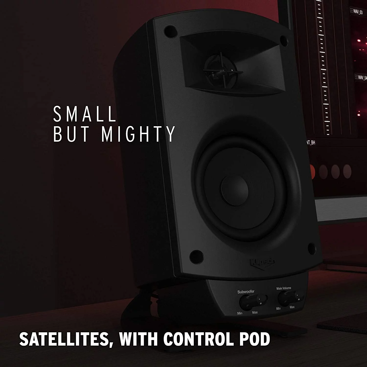 Klipsch ProMedia 2.1 - Speaker system - for PC - 2.1-channel - 100 Watt (total) - black