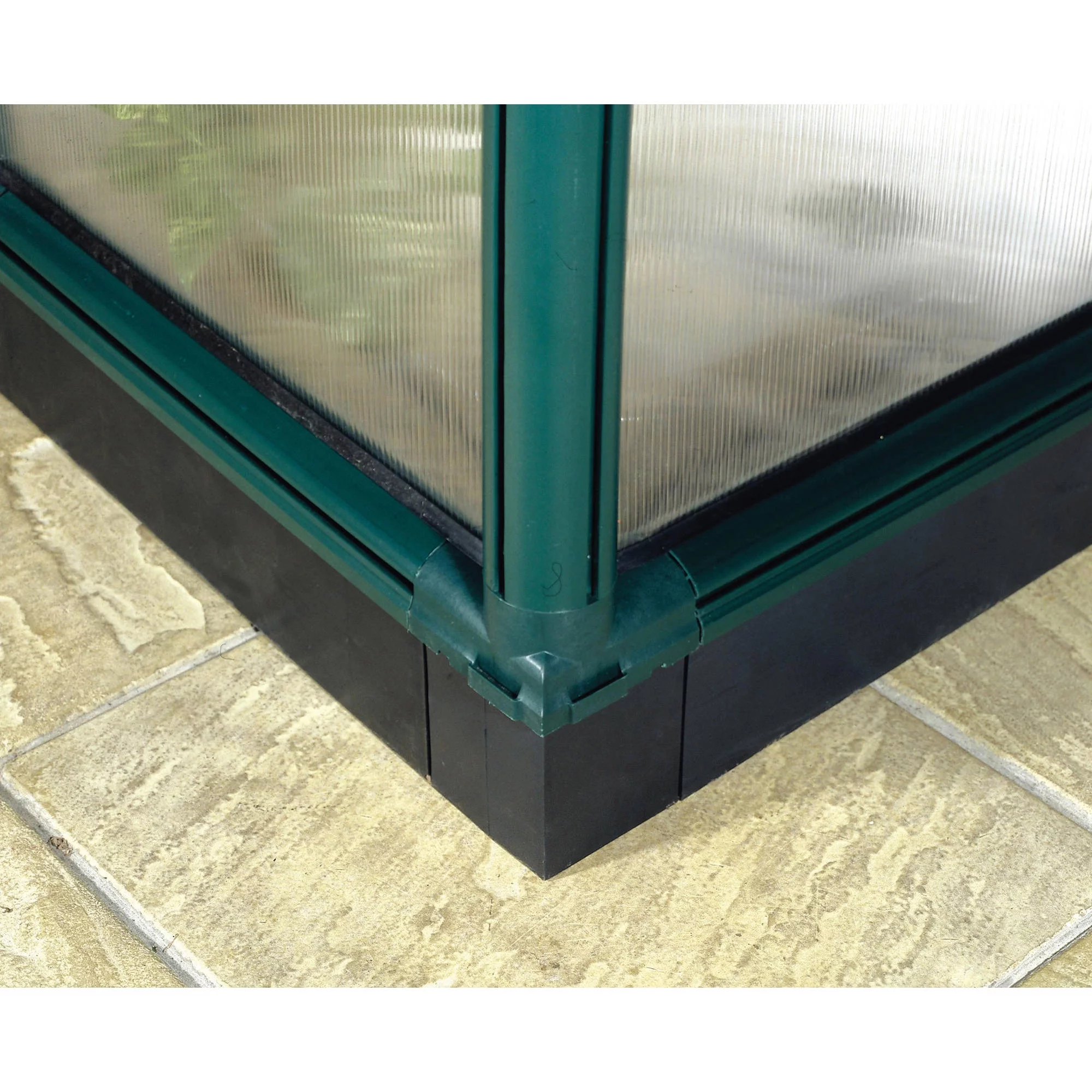 Palram - Canopia EcoGrow Greenhouse Base Kit 6' x 10' - Black