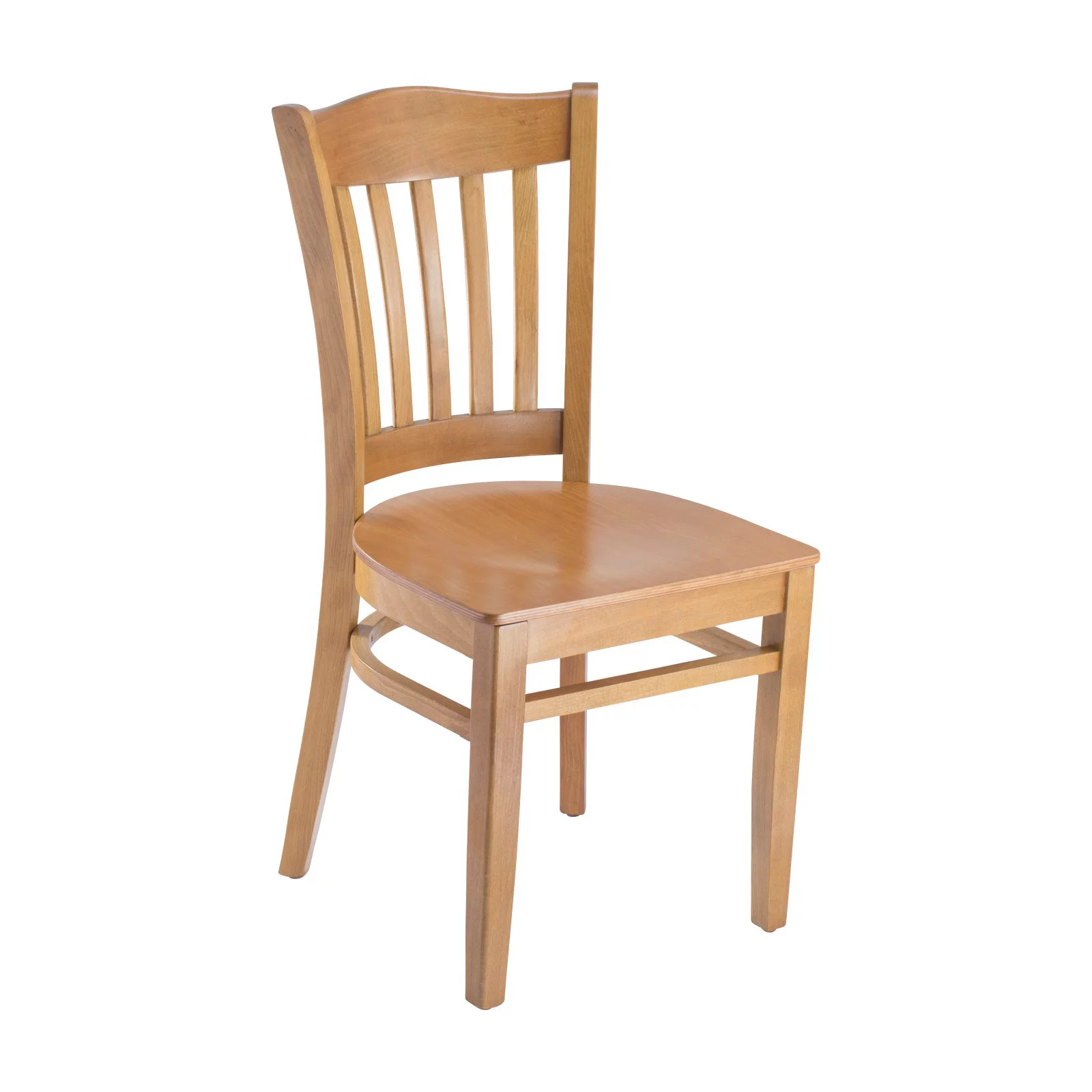 Hybrid Side Chair in Cherry with Wood Seat (Set of 2)