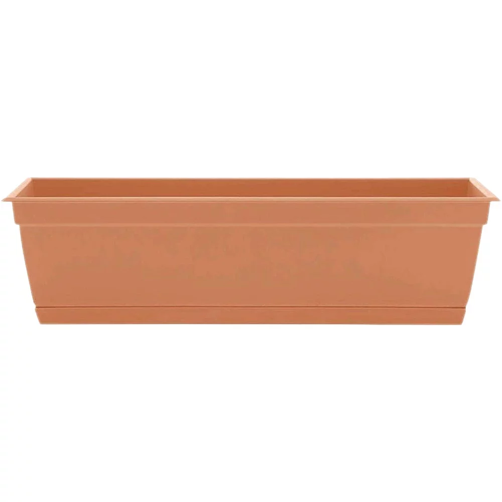 1 PK, Bloem Ocean Series Dayton 27 In. W. x 9.38 In. H. Recycled Ocean Plastic Coral Deck Box