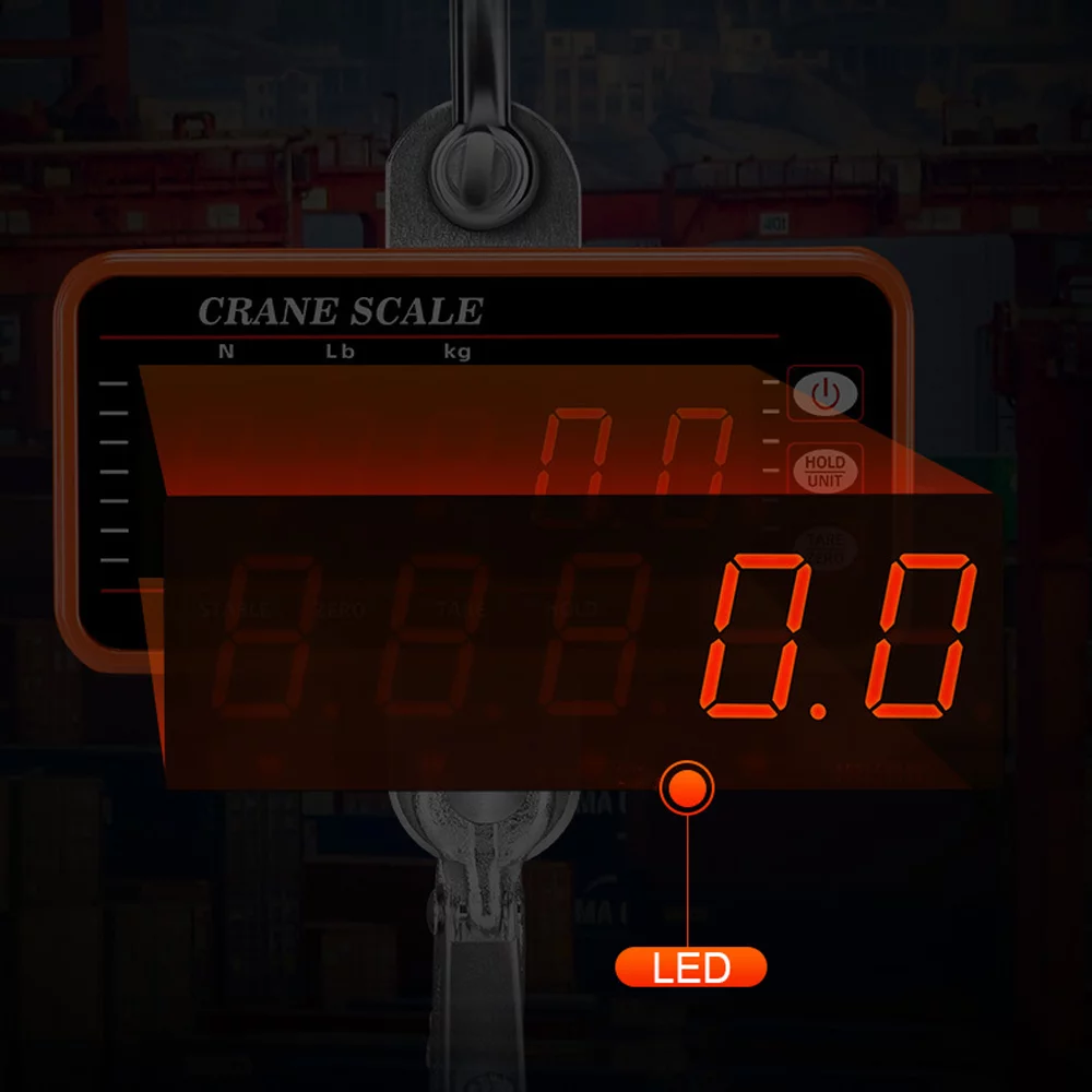 Pristin Electronic Weigher,Tool Scale 1Ton Display Tool Scale Duty Scale Scales Scale Scales LCD Scale 1Ton Crane LCD Display Tool 1Ton Crane Scale Heavy Duty Scale SIUKE QISUO Scale Heavy ERYUE