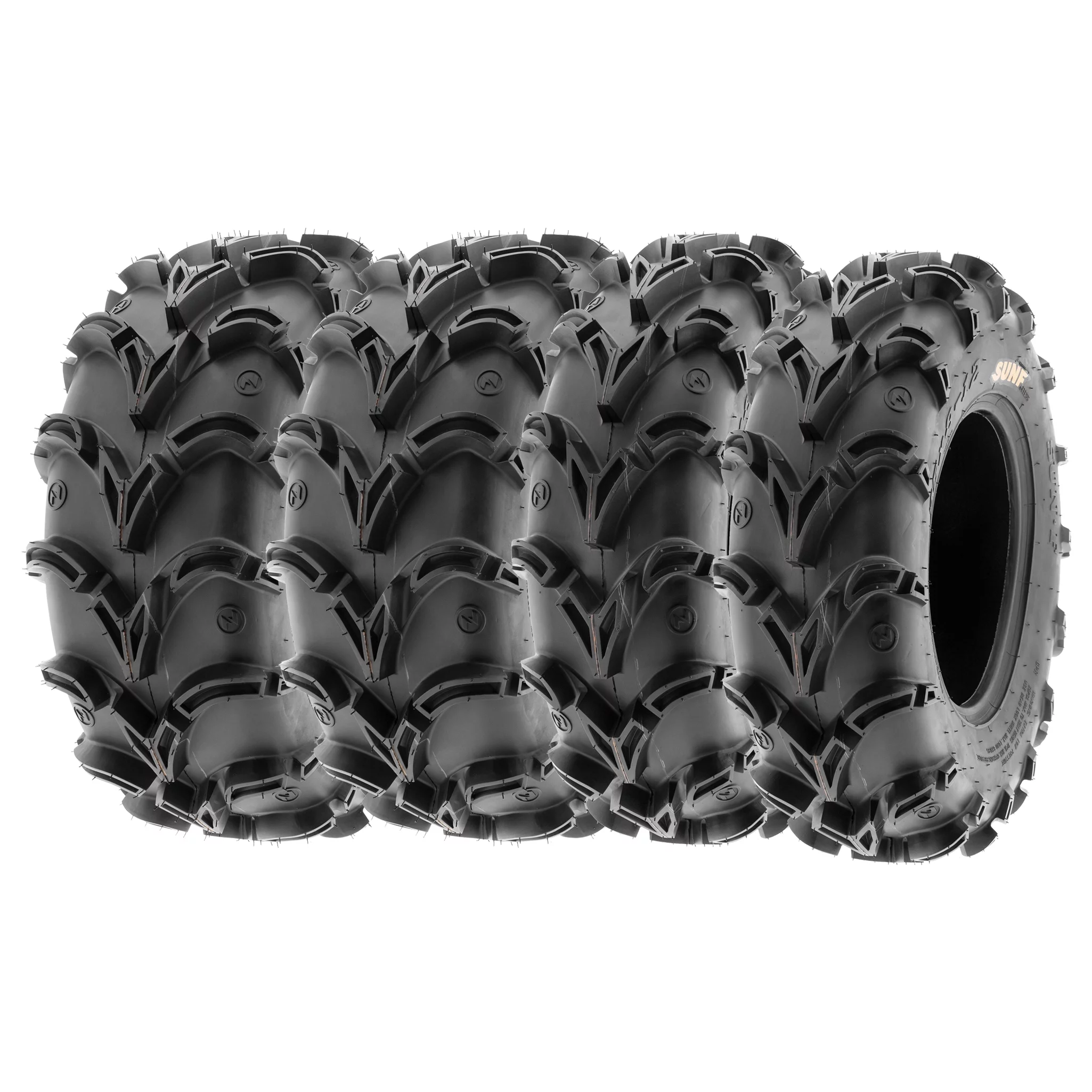 SunF Full set of sport ATV UTV Tires 25x8-12 6 PR 2pcs 25x11-10 6 PR 2pcs A050