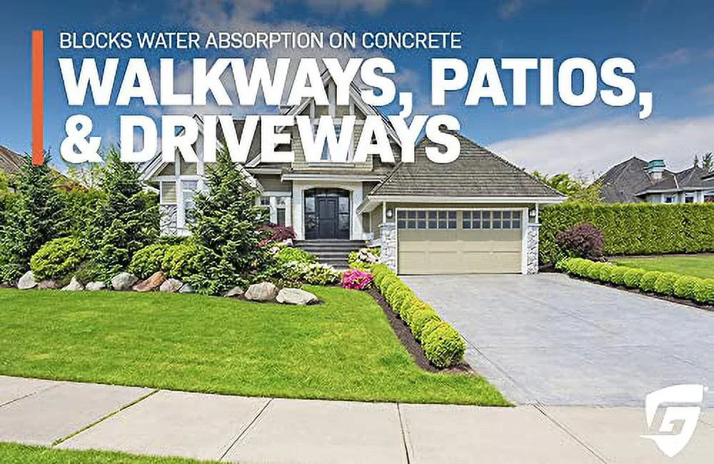 Lithi-Tek 9500 Ultra Concentrate - 1 Gallon (Makes 5 GALLONS) Penetrating Concrete Sealer, Waterproofer Plus Densifier