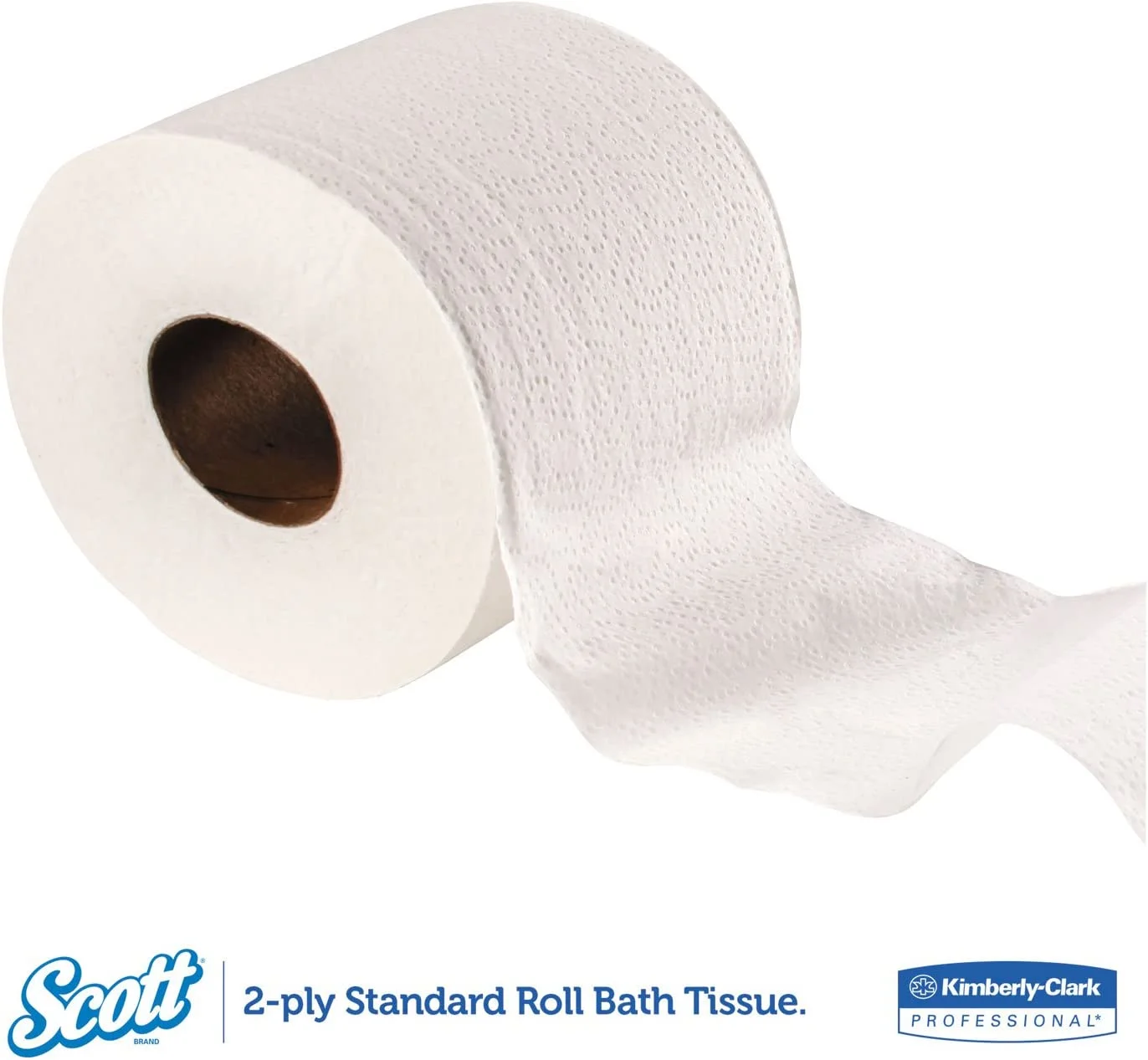 Scott Essential Standard Roll Bathroom Tissue, Septic Safe, 2-Ply, White (550 sheets/roll, 80 rolls)