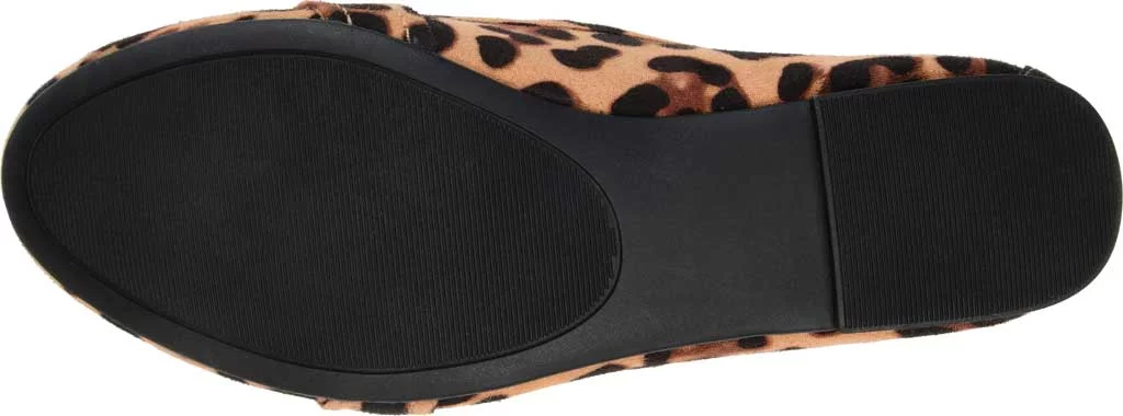 Women's Journee Collection Marci Loafer Leopard Faux Suede 6.5 M