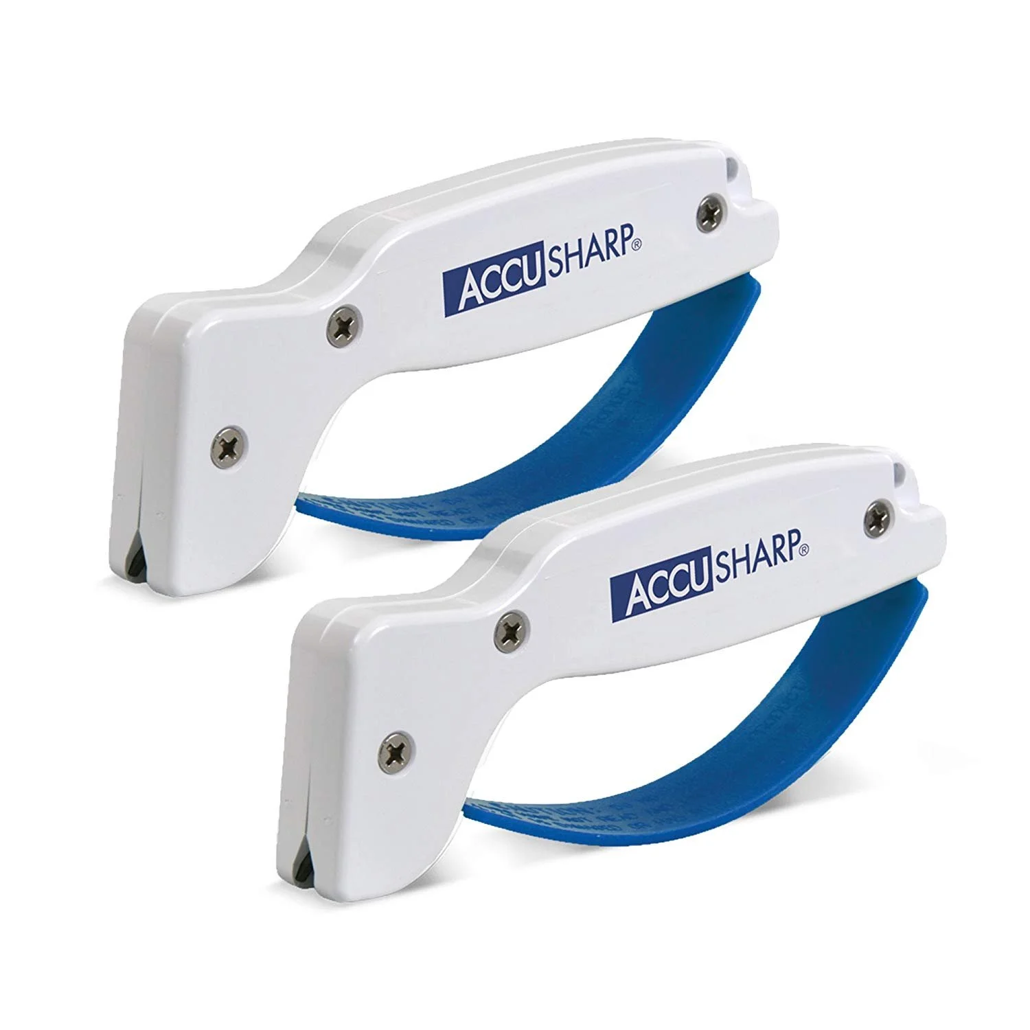 AccuSharp 066C Large White & Blue Knife & Tool Sharpener, 2 Count