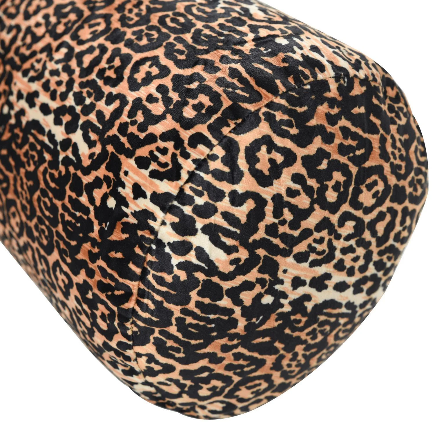 Dann Foley - Cylindrical Cushion - Cheetah Print Upholstery