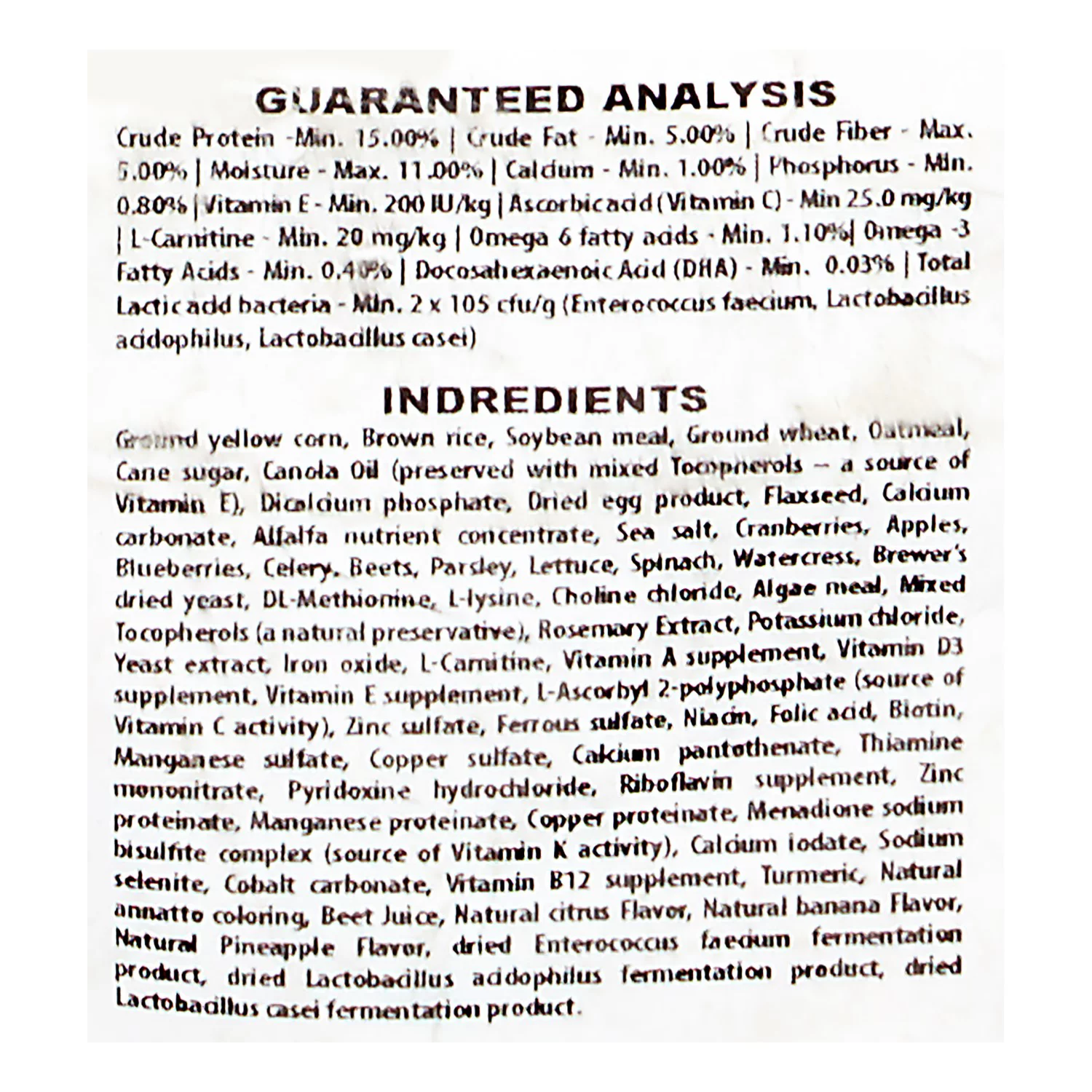 Higgins Intune Natural Macaw Bird Food, 40 Lb