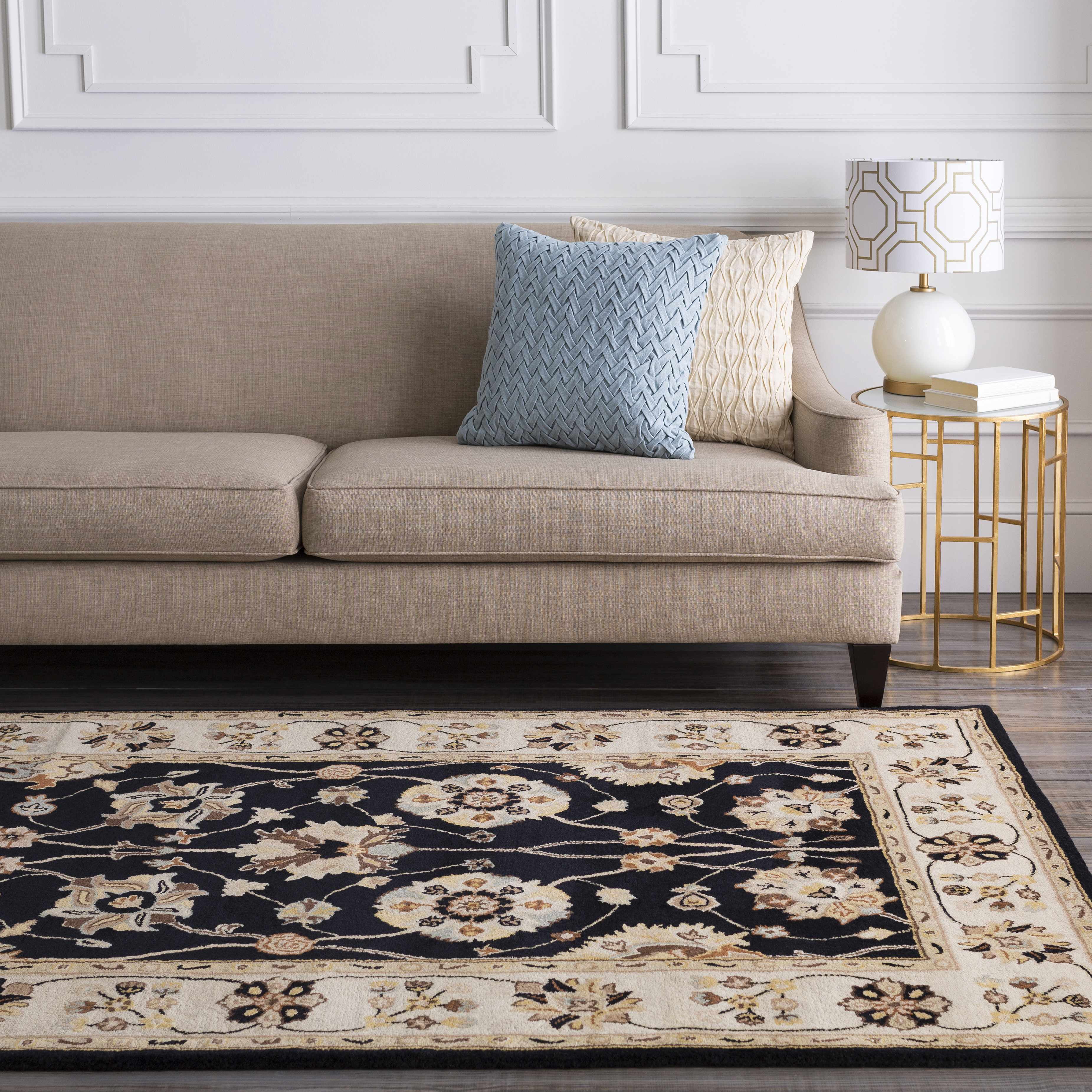 Geff Traditional Vintage Persian 5' x 8' Area Rug