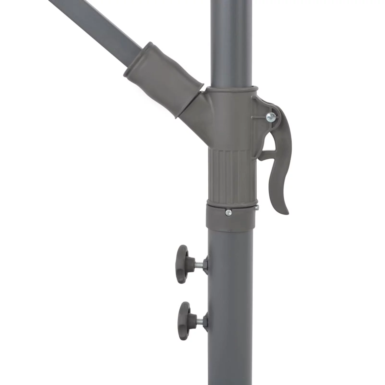Cantilever Umbrella with and Steel Pole 118.1