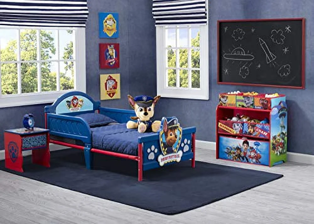 delta children 3d-footboard toddler bed, nick jr. paw patrol