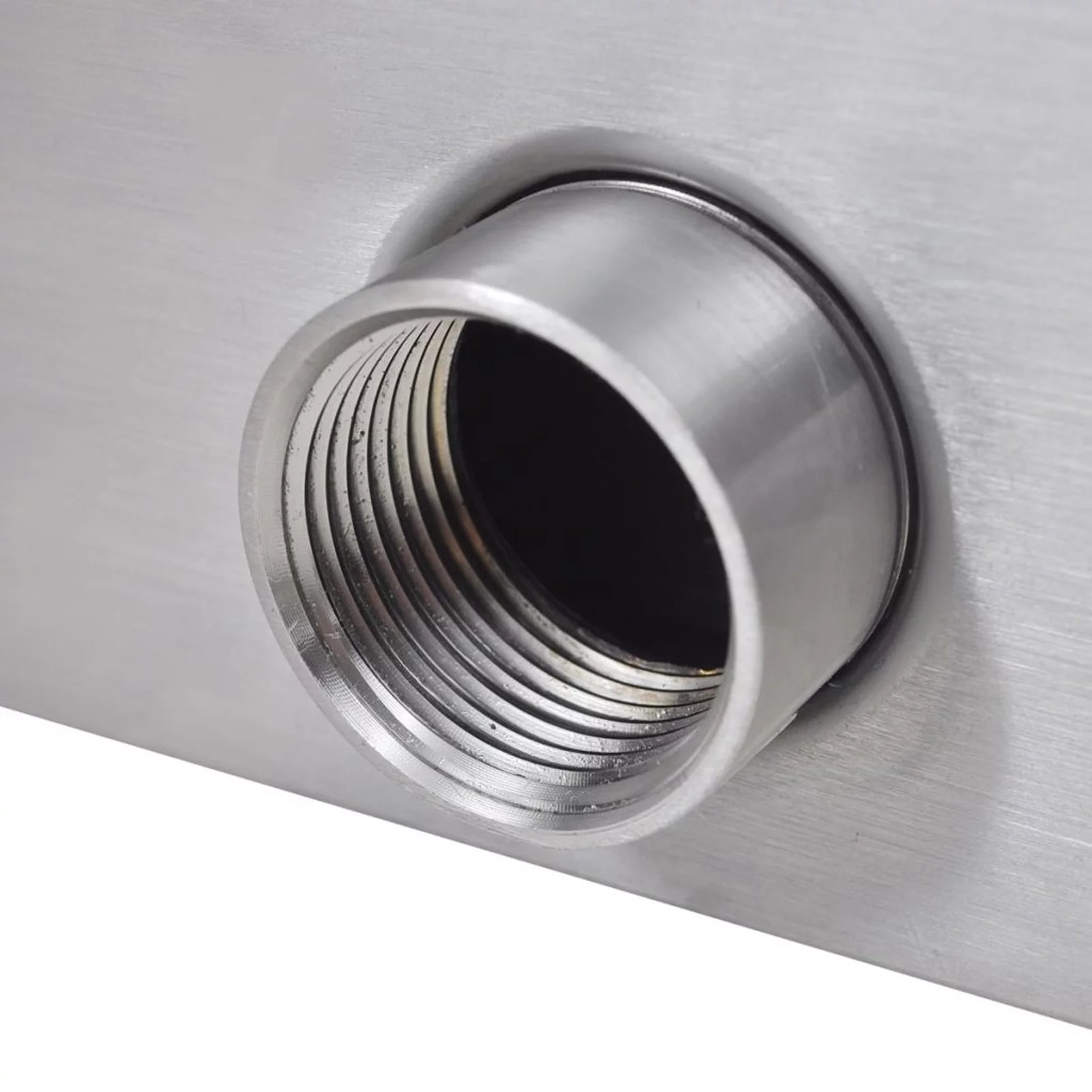 OWSOO Rectangular Waterfall Pool Fountain Stainless Steel 23.6