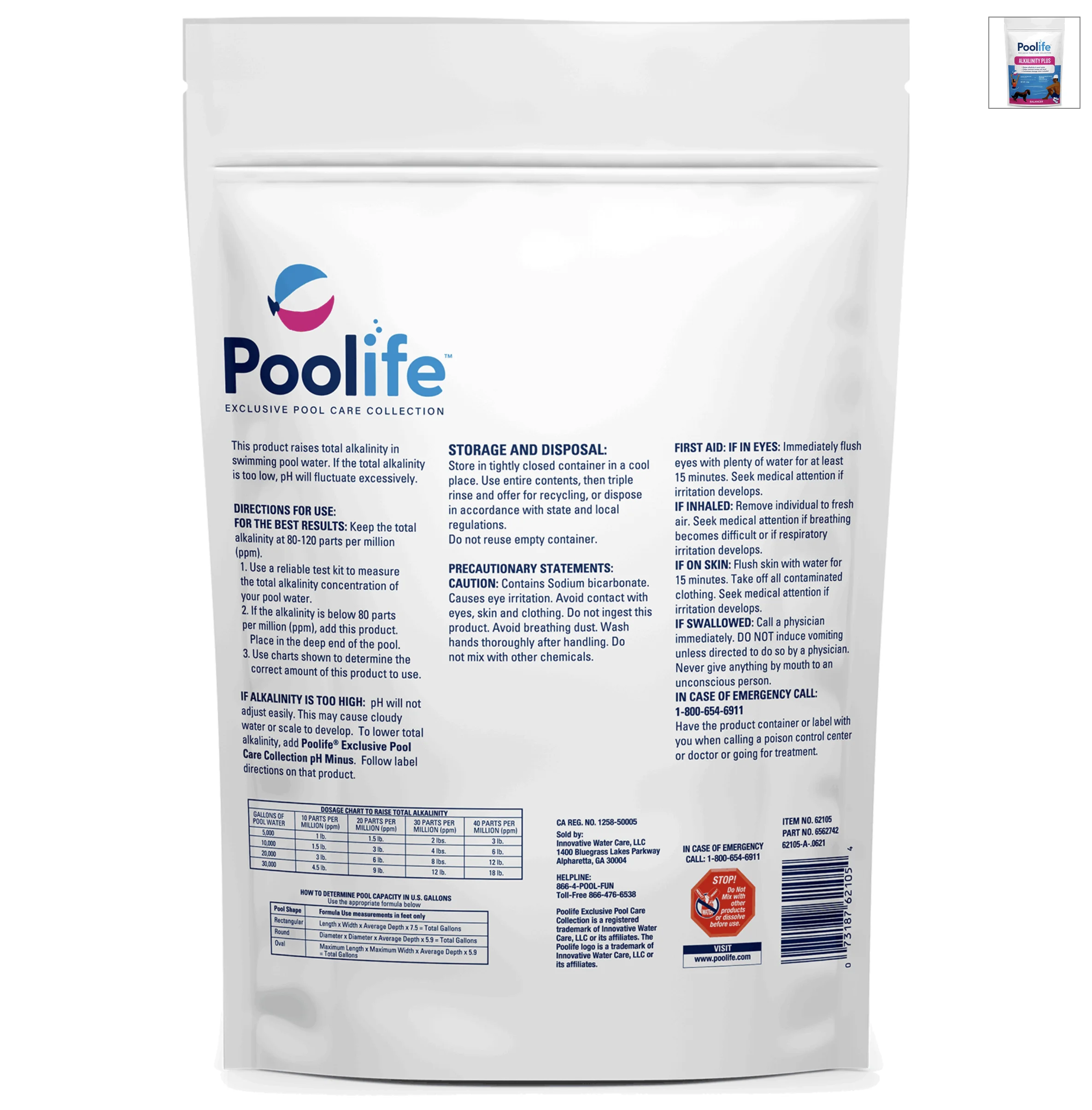 Poolife Alkalinity Plus ( 10 lb )
