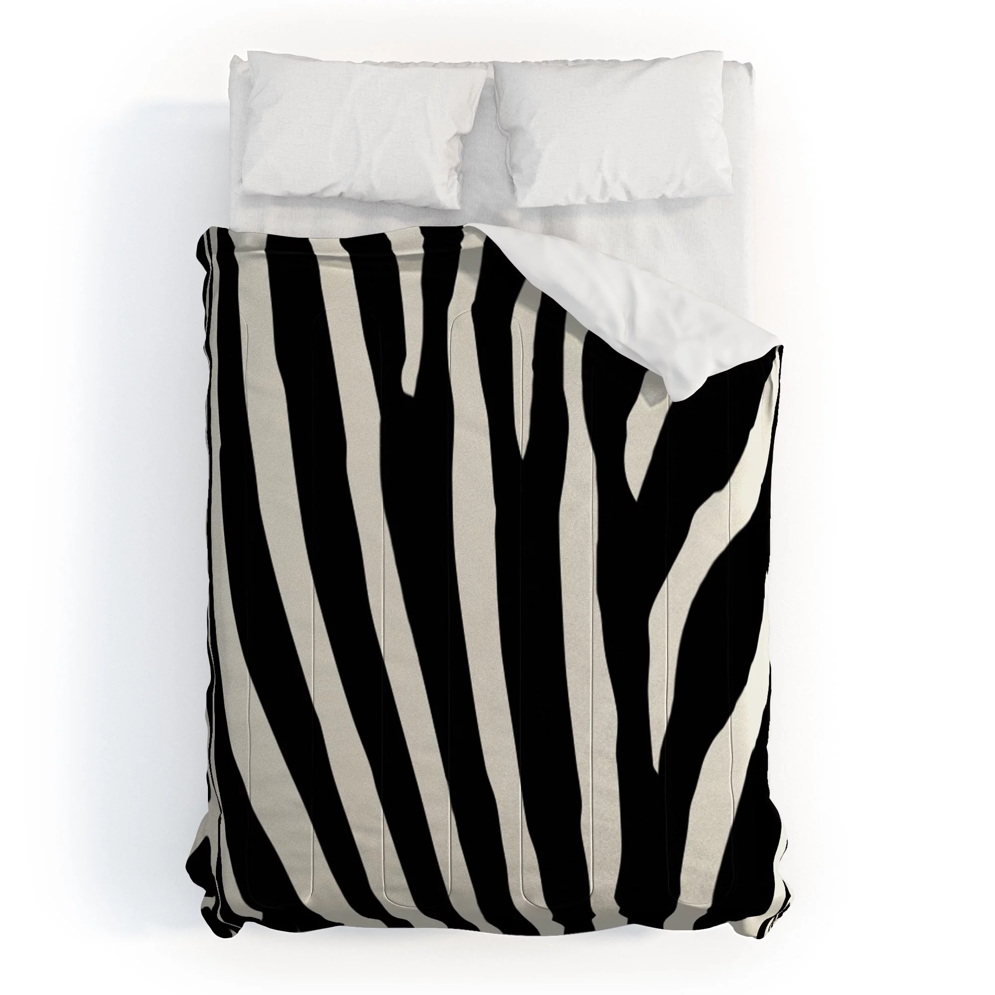 Society6 Zebra Stripes by Natalie Baca Comforter