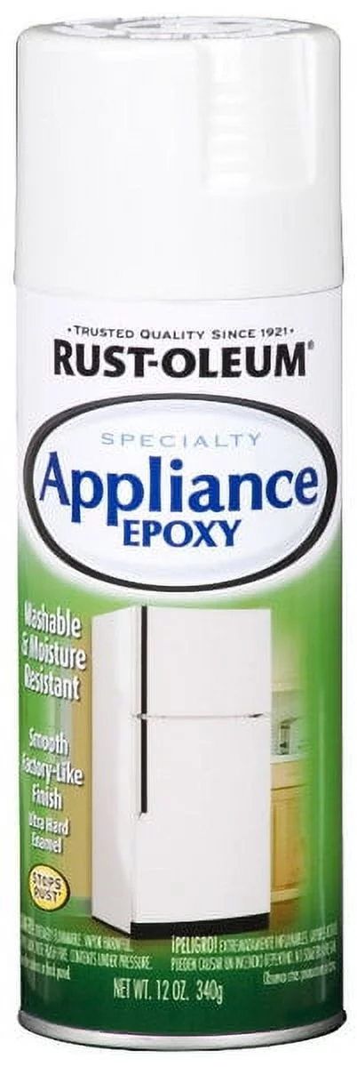 1 PC,Rust-Oleum 7881-830 Specialty Appliance Enamel Epoxy, 12 Oz, White