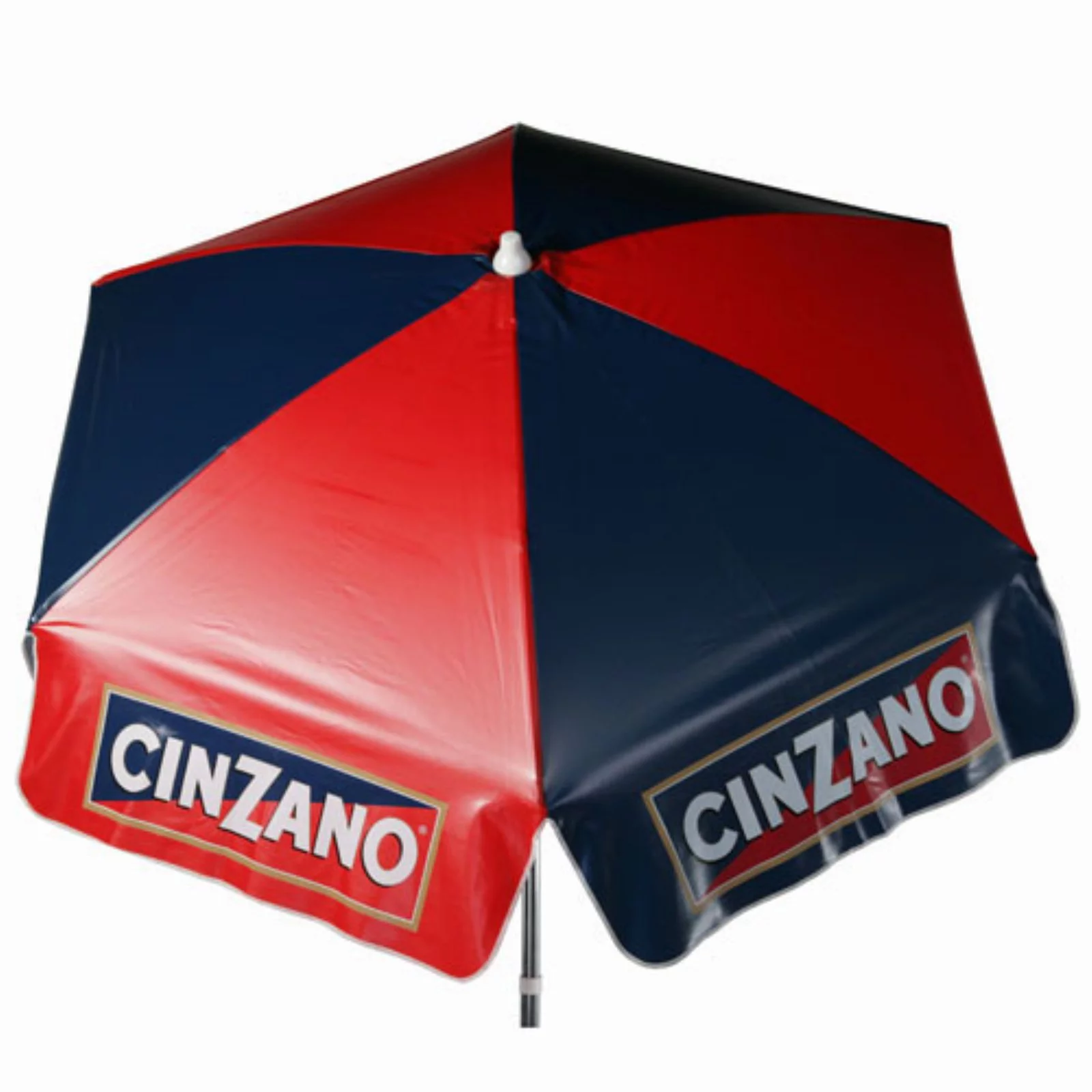 Heininger Holdings, LLC 6-foot Cinzano Vinyl Umbrella Red Blue