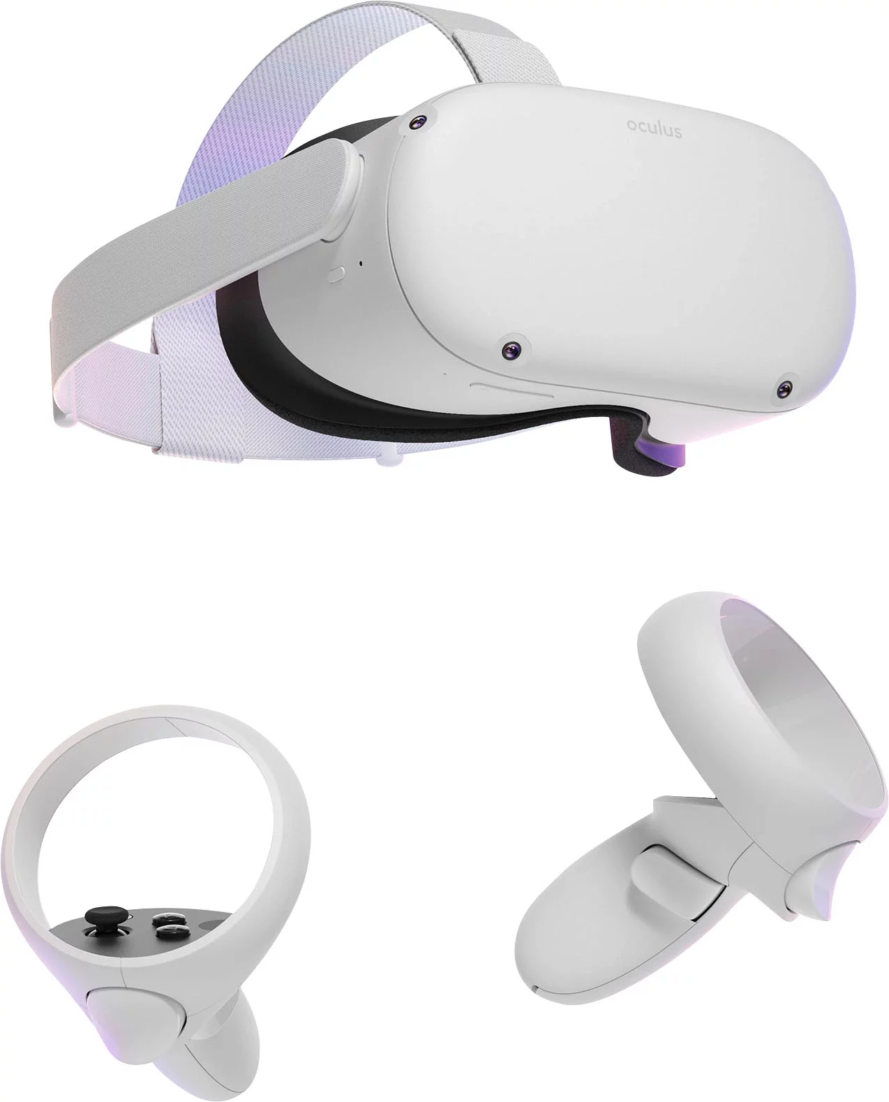 2022 Oculus Quest 2 All-In-One VR Headset, Touch Controllers, 256GB SSD, Glasses Compatible,3D Audio,Marxsol Bundle:Carrying Case, Earphone,10Ft Link Cable, Grip Cover,Knuckle & Hand Strap, Lens Cover