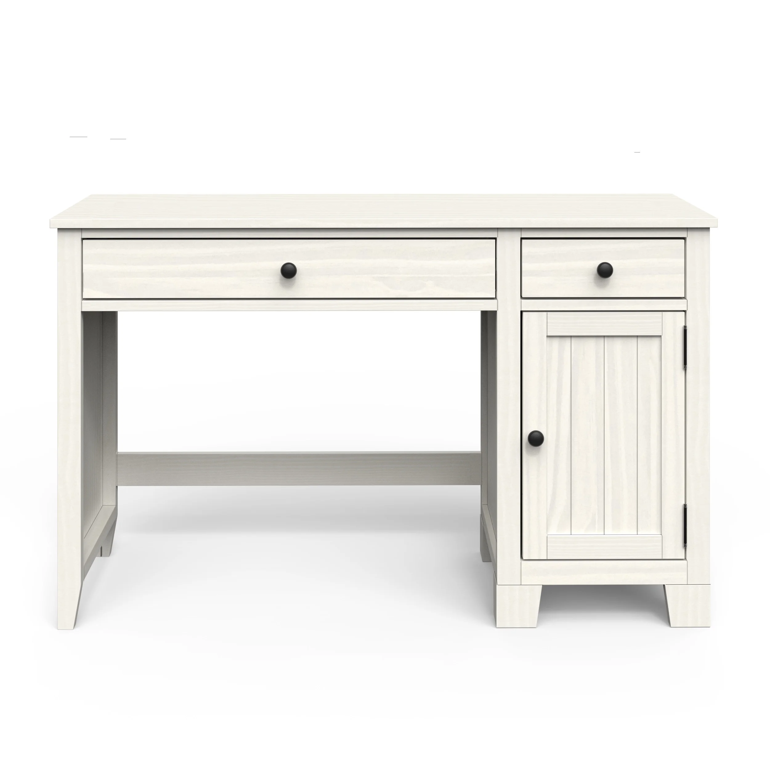 Child Craft Rockport Kid’s Writing Desk, Includes 2 Drawers and 1 Storage Cabinet, Plenty of Storage, Durable Construction, Non-Toxic, Baby Safe Finish (Eggshell)