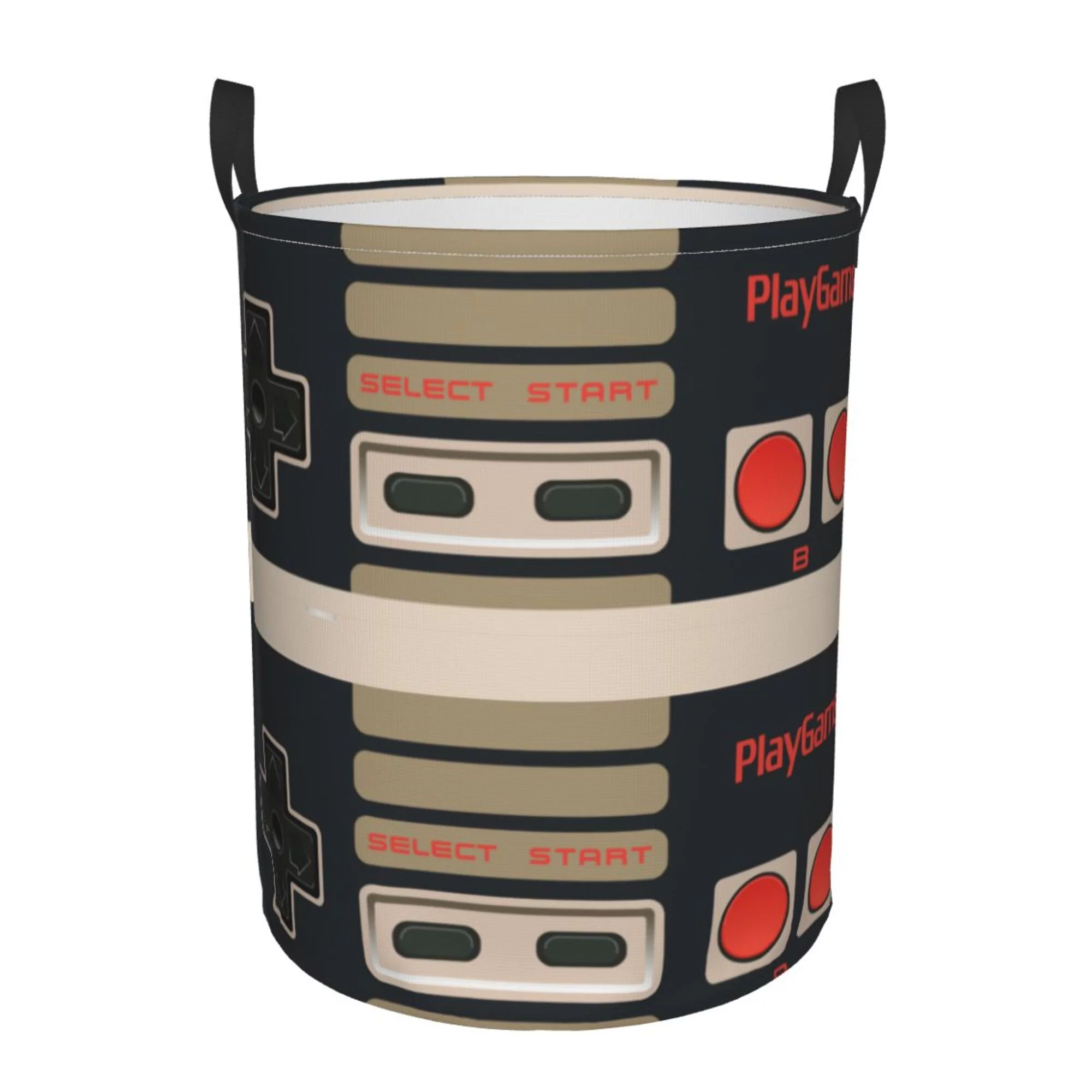 Laundry Basket Organizer Collapsible -Video Game Dirty Clothes Hamper for Bathroom Kids Girls Boys Laundry Hamper Small