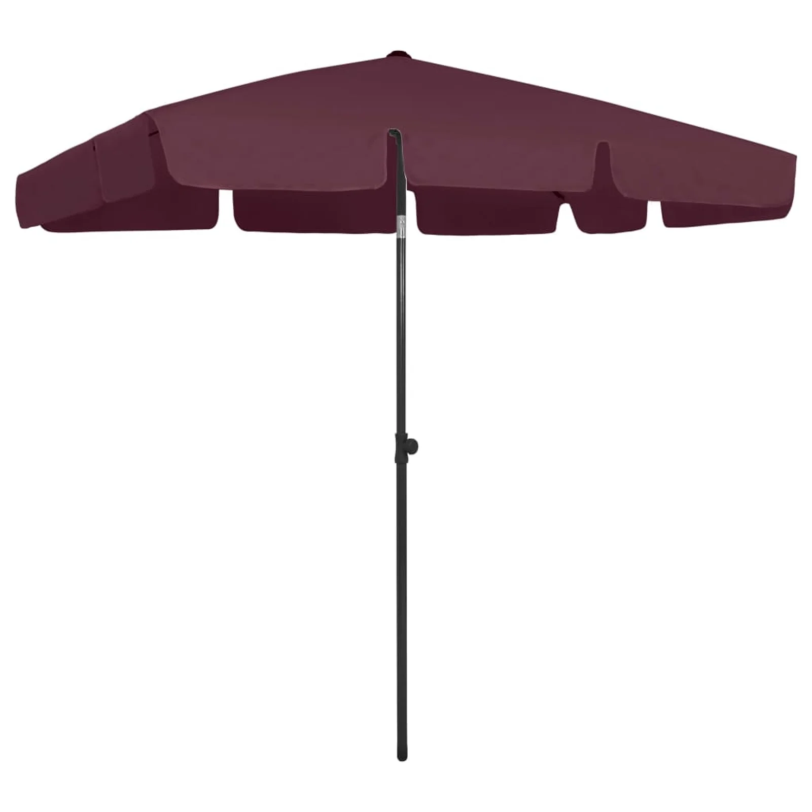 Beach Umbrella Bordeaux Red 78.7