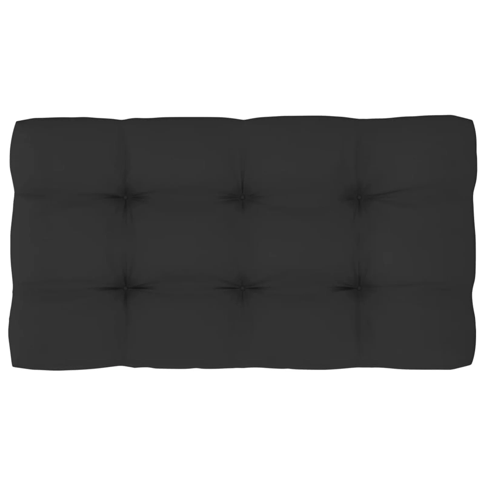 Dcenta Pallet Cushions 2 pcs Black Fabric