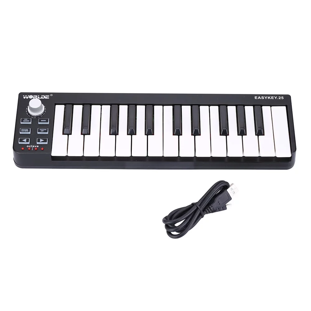 MIDI controller,Usb Midi Portable 25-key Usb Midi Kpc Midi Rusuo Portable 25- Usb Qisuo Portable 25- Midi Huiop Portable Siuke Mewmewcat