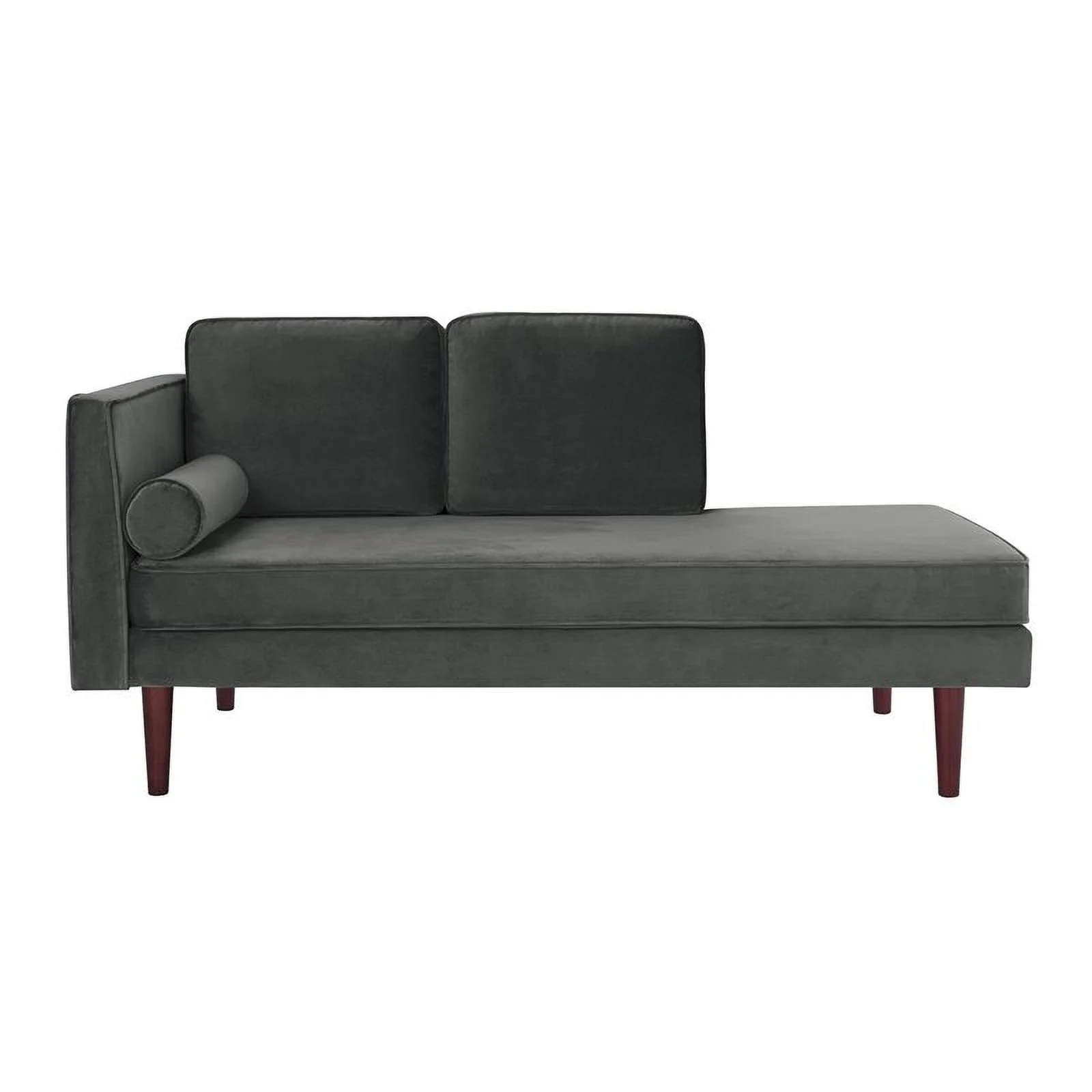 Nico Upholstered Daybed  in Gray Velvet