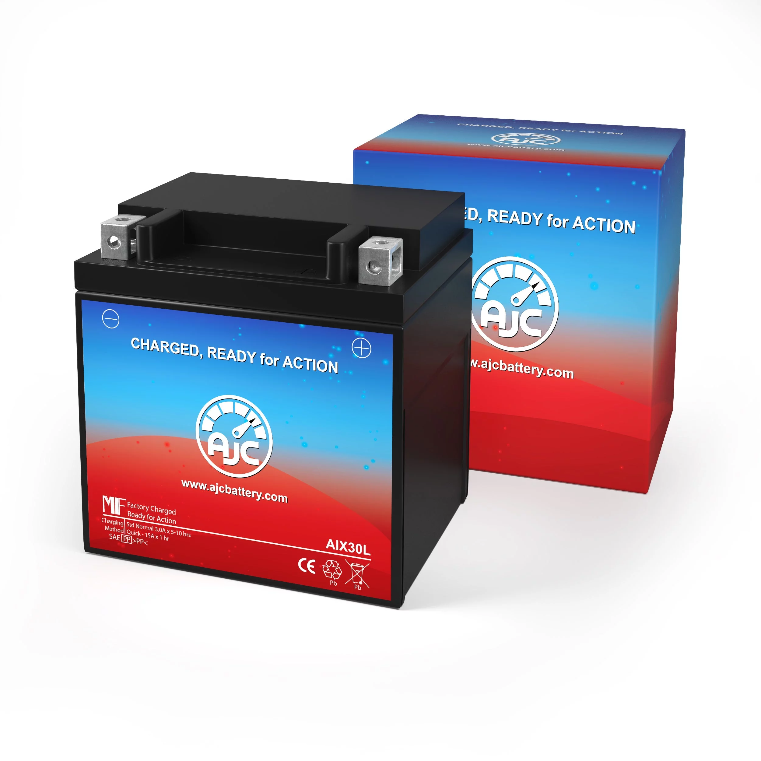 Polaris Frontier Touring 784CC 12V Snowmobile Replacement Battery (2003-2005) - This Is an AJC Brand Replacement