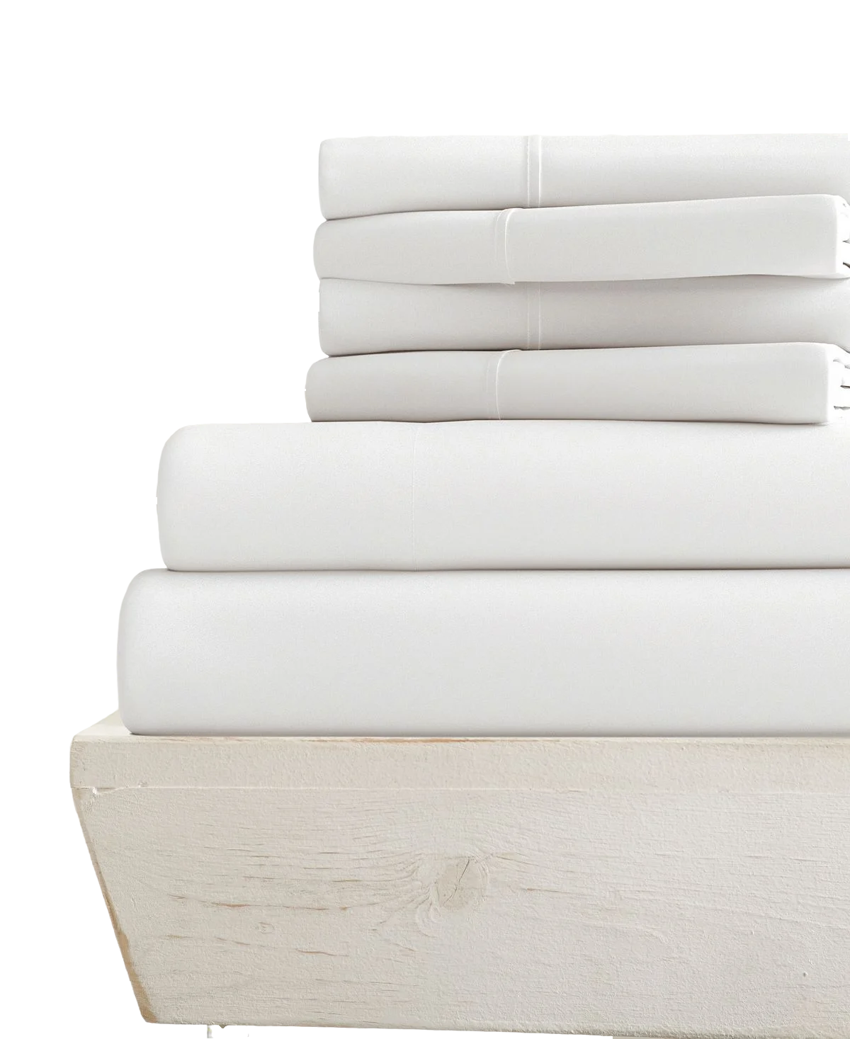 24-INCH EXTRA DEEP POCKETS - 7 PC Split King Giza Sheet Set for Adjustable Bed - (Extra Pillowcases) 1000-Thread-Count 100% Giza Cotton- 1000TC Cotton- White
