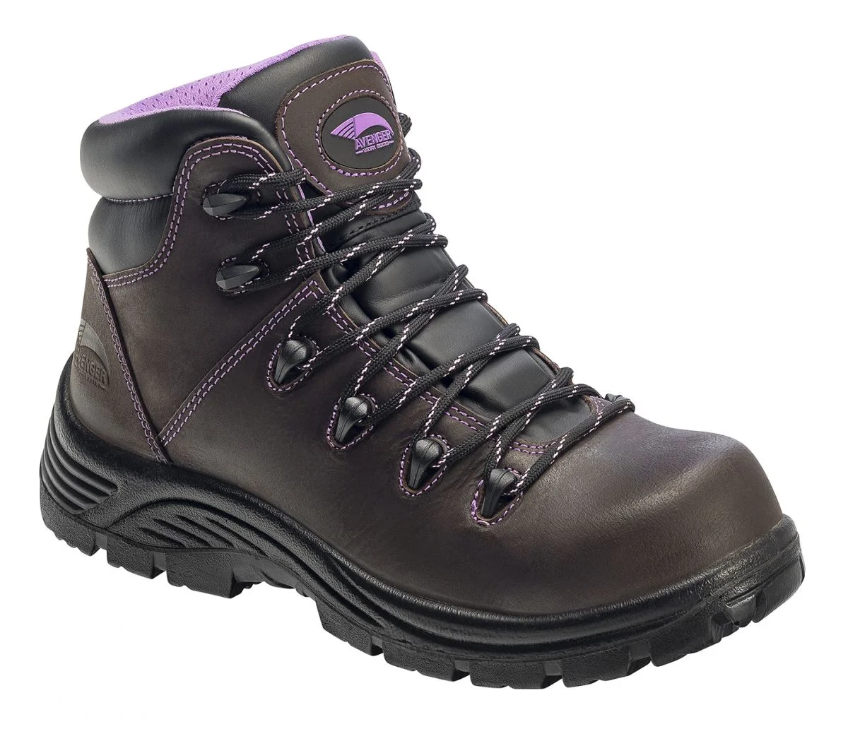 FSI FOOTWEAR SPECIALTIES INTERNATIONAL NAUTILUS Avenger Women's 6-inch Framer Composite Toe Waterproof Work Boot Brown - A7123