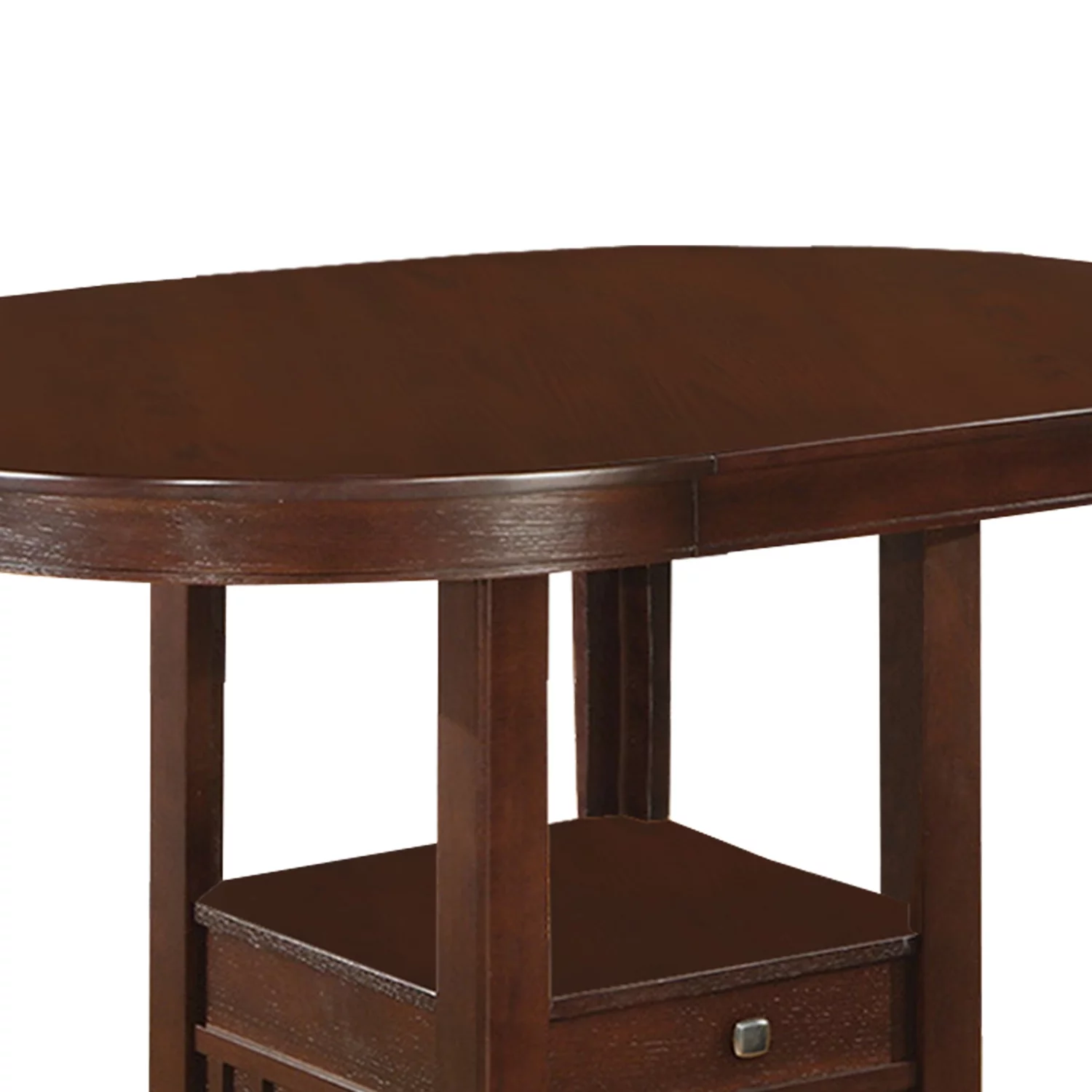 Benzara BM168044 36.25 x 60 x 42 in. Counter Height Dining Table - Warm Brown