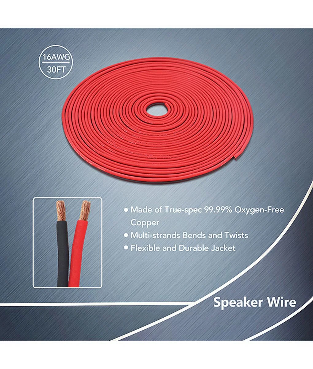 Recoil PCK44 True 4 Gauge 99.99% Oxygen Free Copper Complete 4-Channel Amplifier Wiring Kits