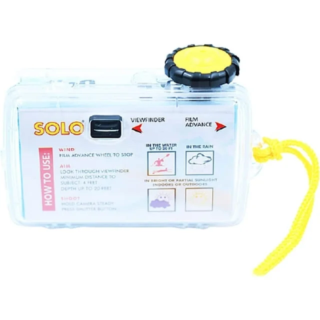 Waterproof Disposable Camera Single Use 35mm Film - 400 Speed, 27 Exposures (4 Pack)