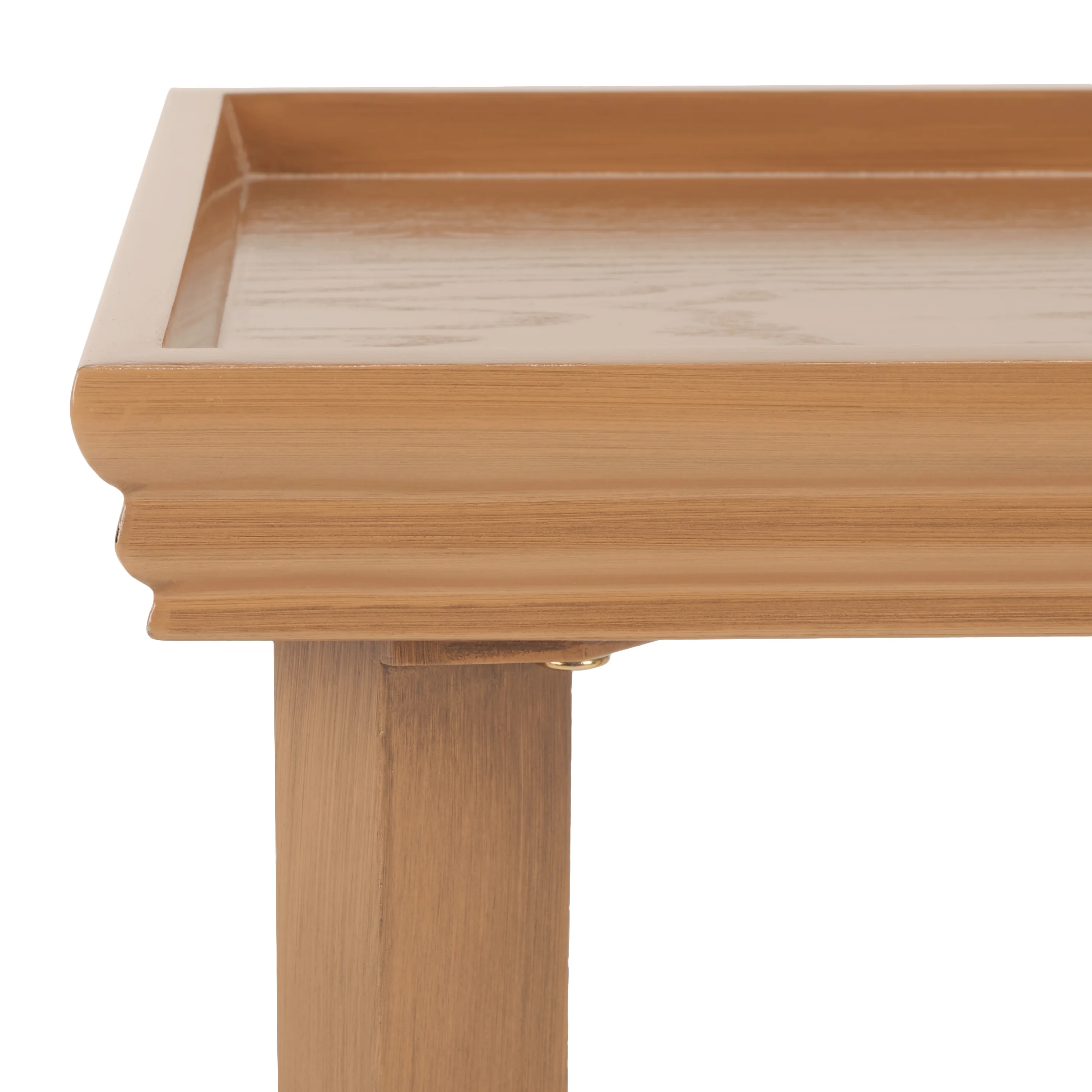 SAFAVIEH Naios Amish Style Rectangle Accent Table, Sand (20.1 in. W x 14.2 in. D x 22.8 in. H)