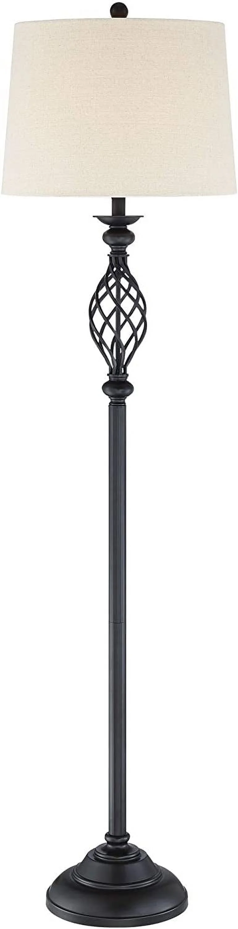 Annie Rustic Farmhouse Industrial Vintage Floor Lamp Standing 63