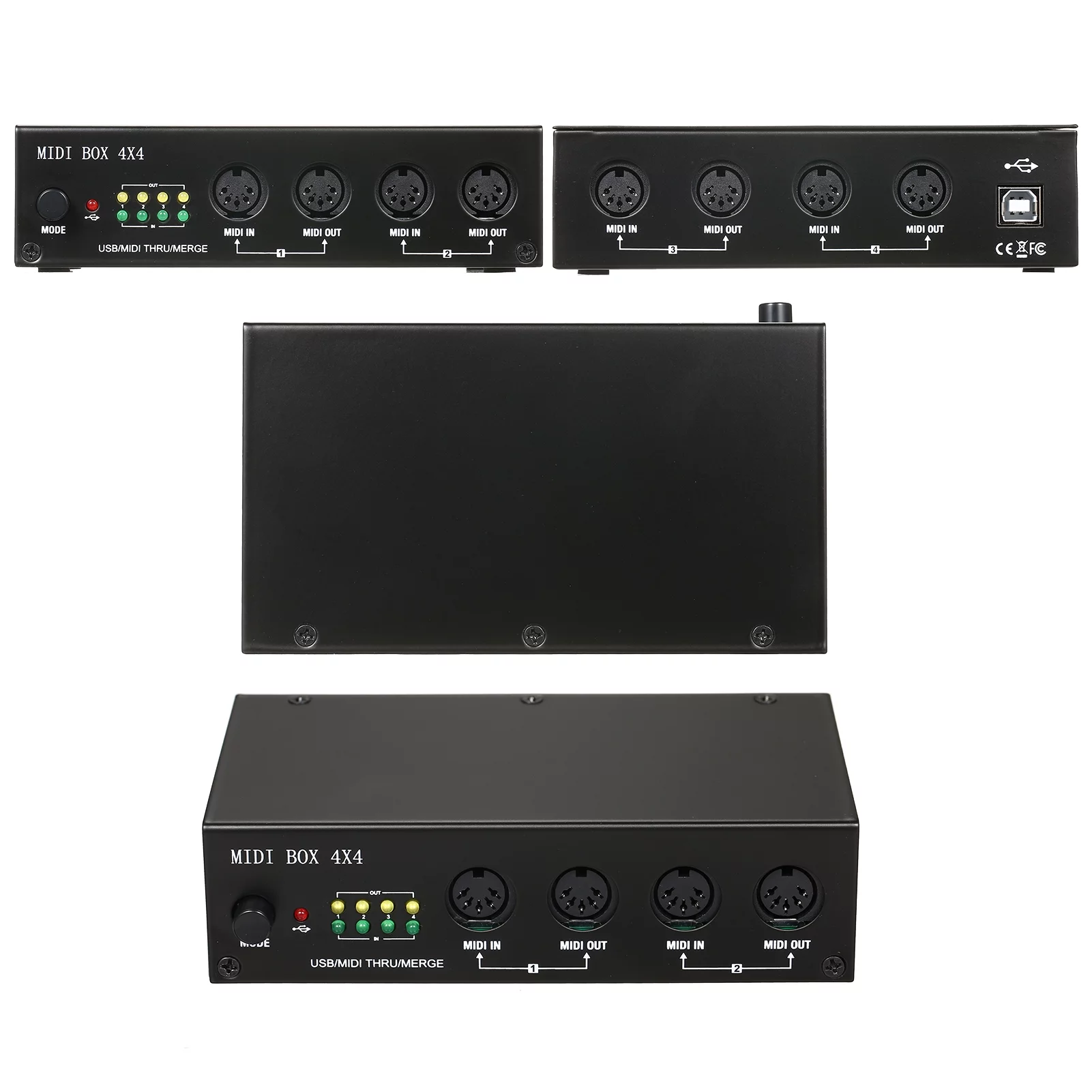 Audio converter,Box 4x4 4 In /4 2i4o Midi Box Um4x4 Usb Midi Channels 4i/4o In /4 Out Siuke 4i/4o 2i4o Midi Dsfen Usbdi 64di Channels Audio Converter Rusuo