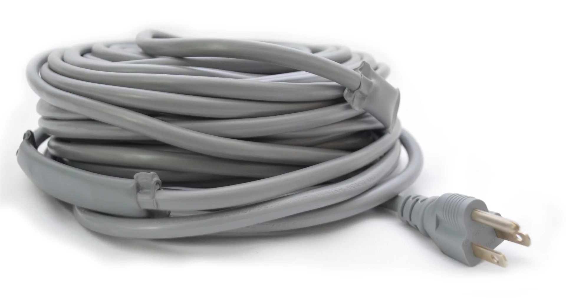 WRAP-ON COMPANY INC - Roof & Gutter Cable, Gray, 100-Ft.