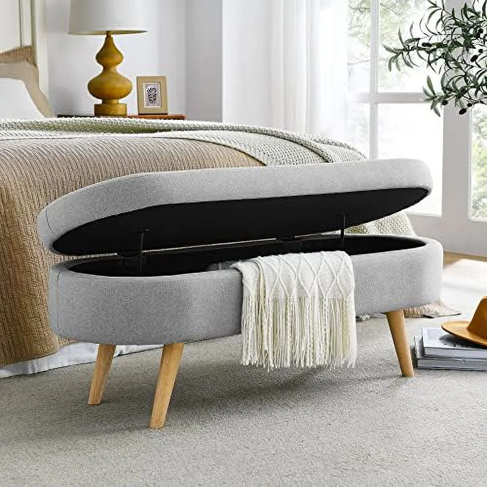 HBLUKDL 63\u201D Velvet  Ottoman Bench with Rolled Arm for Bedroom End of Bed Bench Upholstered Ottoman Bench with 1 Pillow for Bedroom