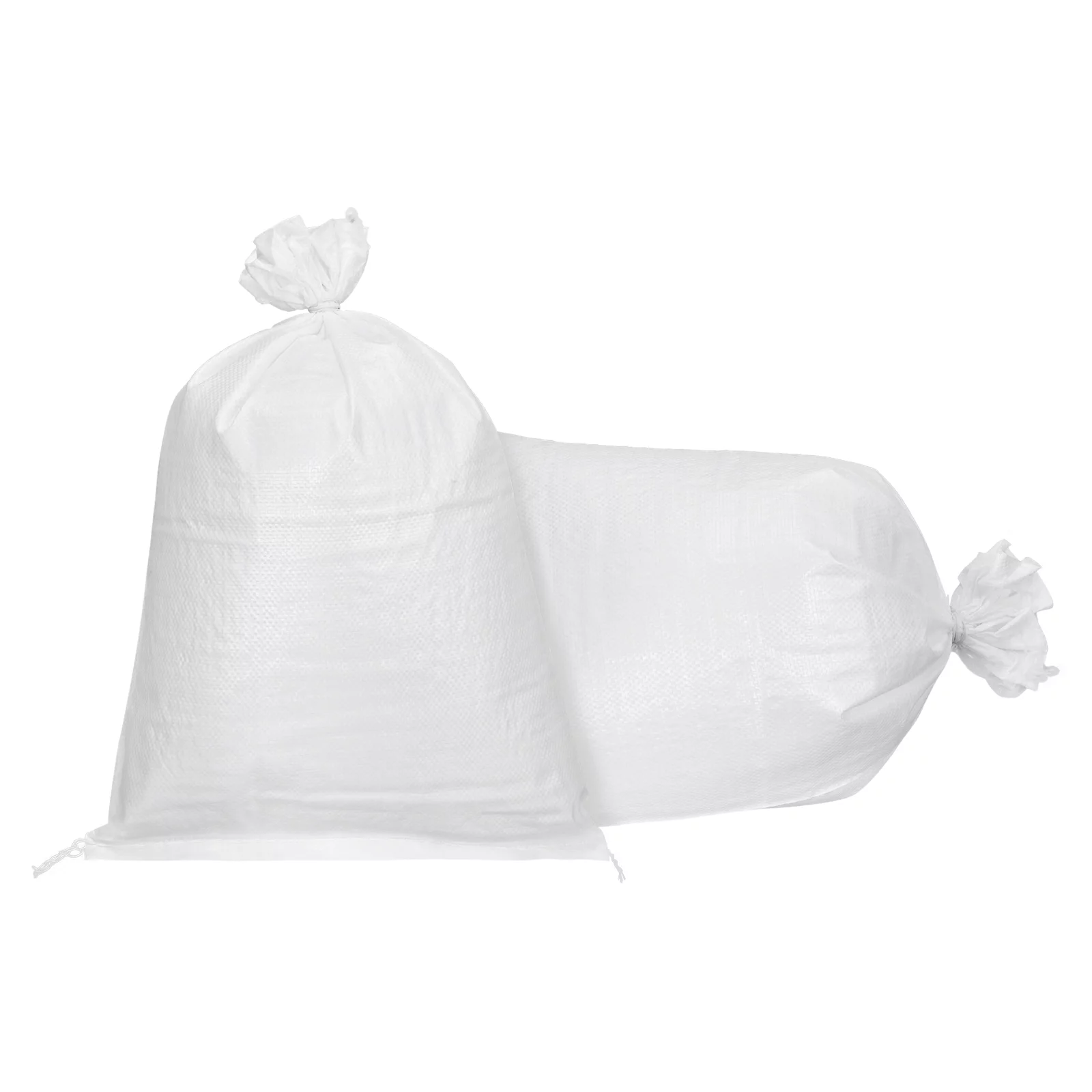 Sand Bags Empty White Woven Polypropylene 29.5 Inch x 17.7 Inch Pack of 20