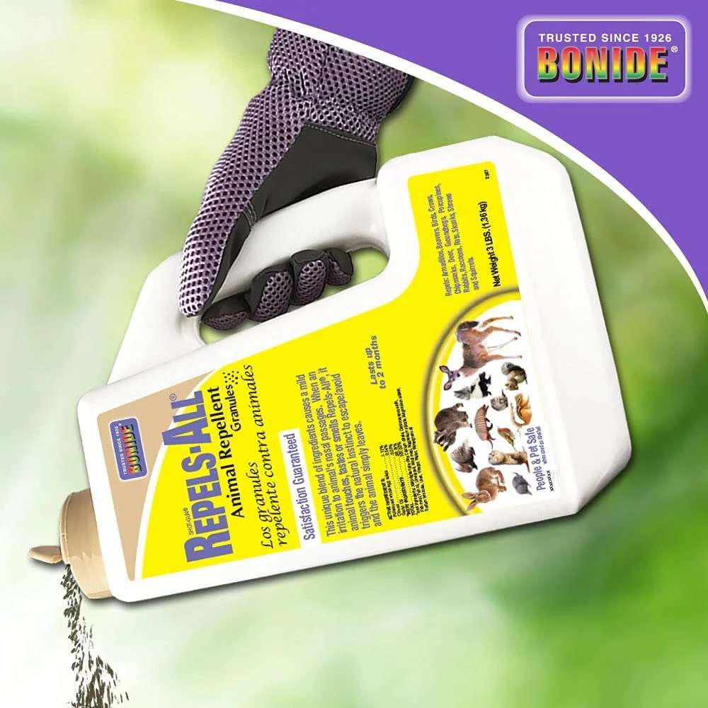 Bonide Products 2361 Repels-All Granules Animal Repellent, 3 Pound (2 Pack)