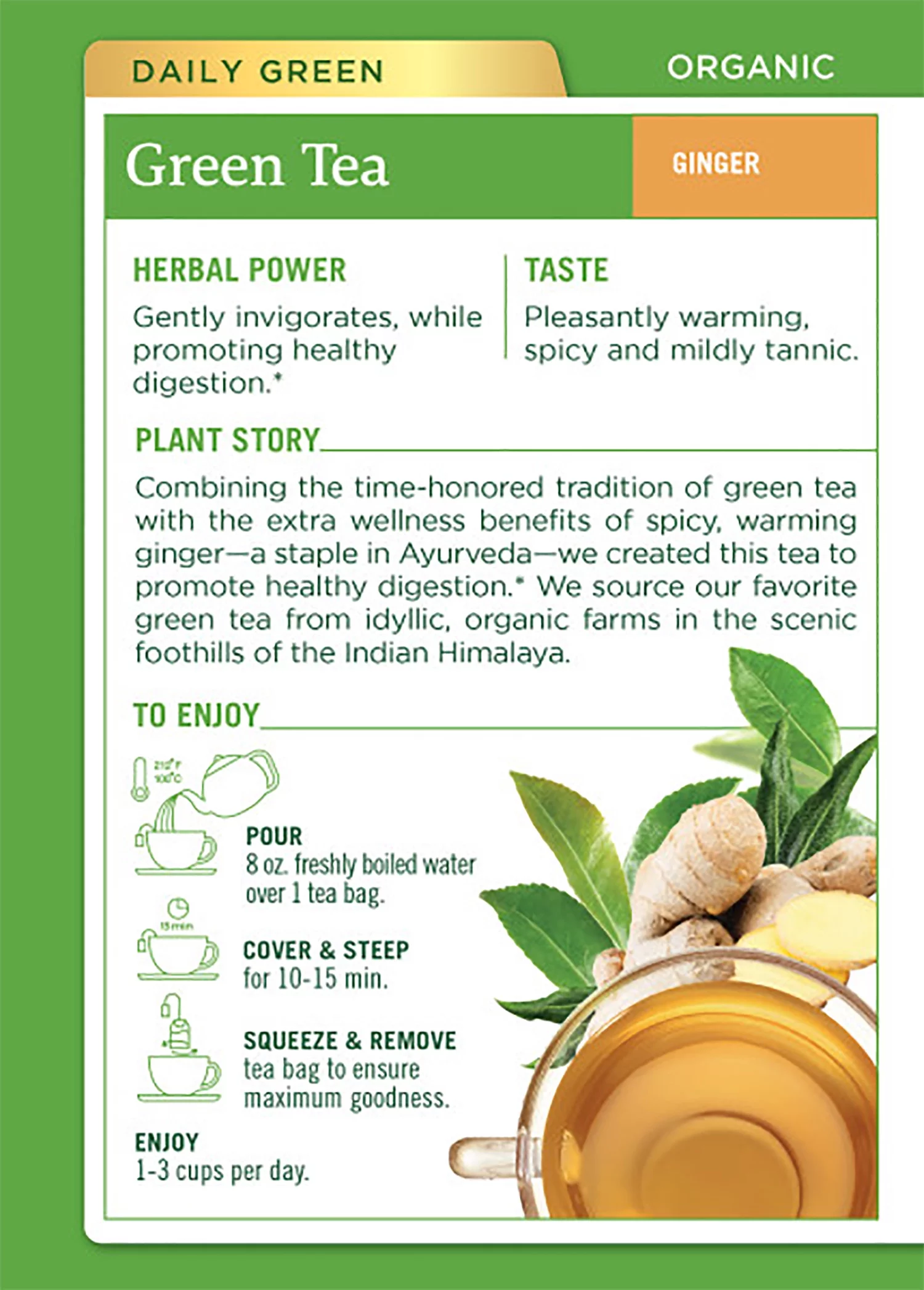 Traditional Medicinals Green Tea Sampler Variety Pack (3 ct)