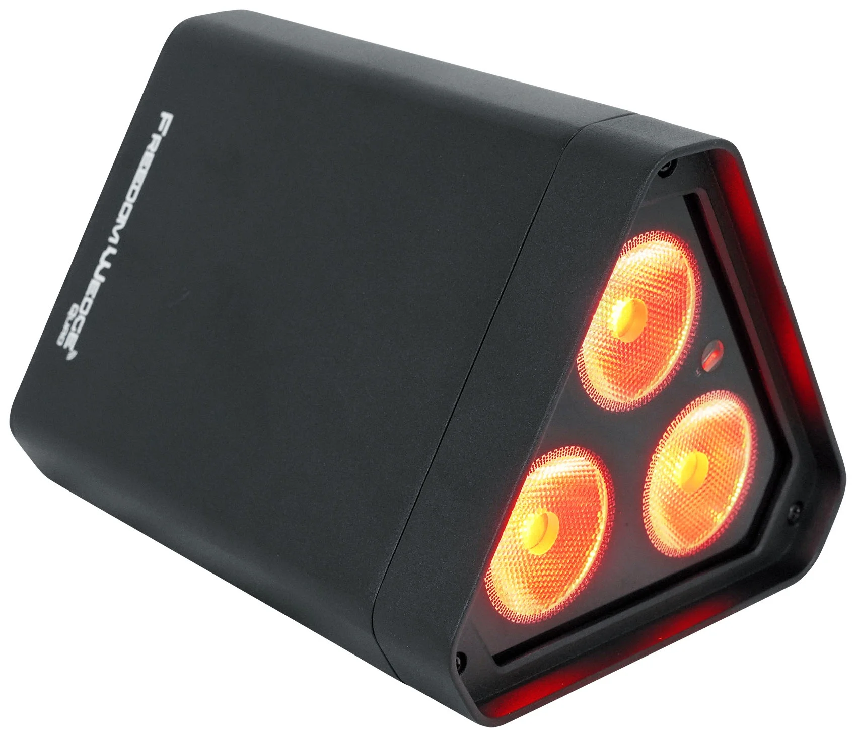 (4) Chauvet Freedom Wedge Quad Rechargeable Wash Lights+Wireless DMX Controller