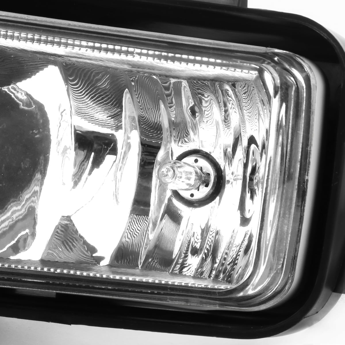 DNA Motoring FL-ZTL-254-CH For 2015 to 2018 Chevy Suburban Tahoe Pair Bumper Driving Fog Light Lamp+Chrome Bezel+Switch Clear Lens 16 17