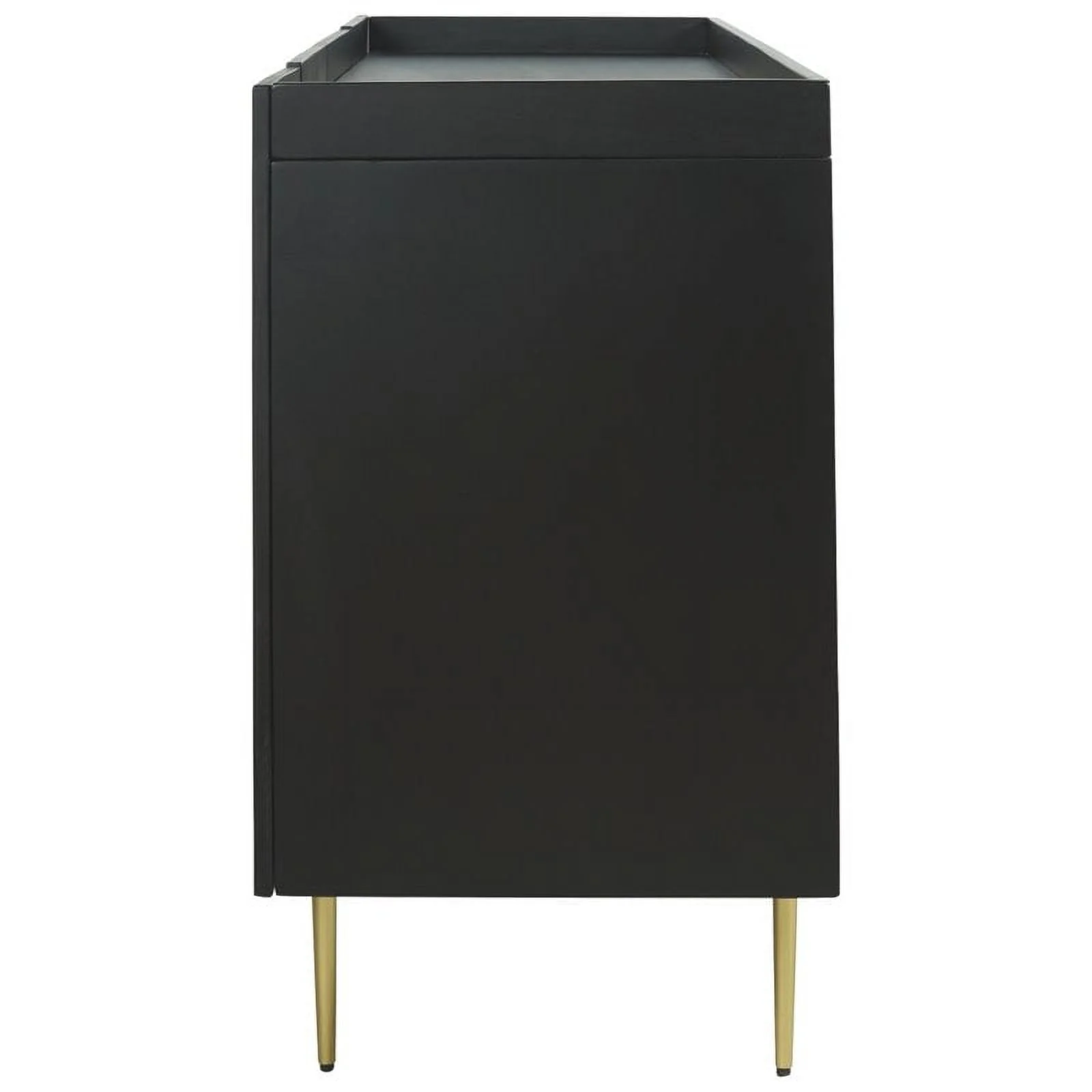 Bowery Hill Accent Cabinet in Black and Gold